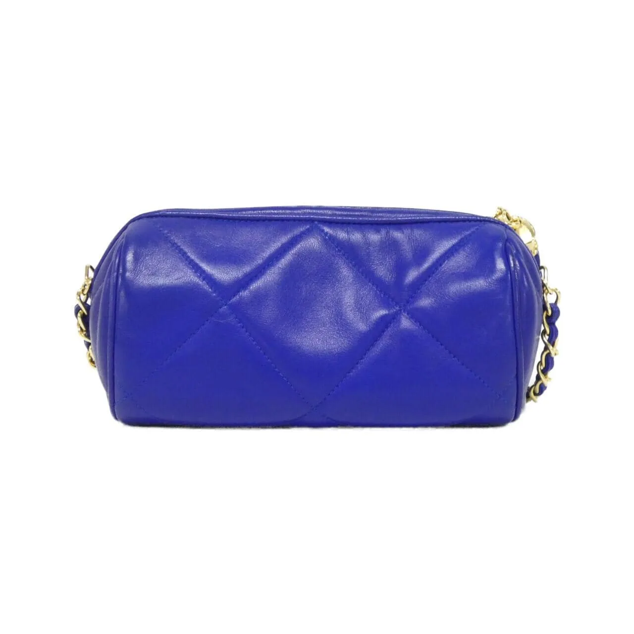 CHANEL Shoulder Lambskin 藍色 羊皮 中古品A - 縮圖 2