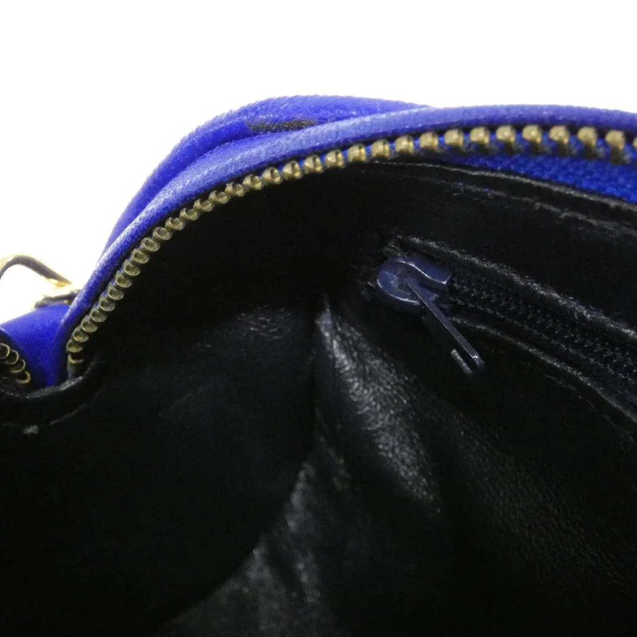 CHANEL Shoulder Lambskin 藍色 羊皮 中古品A - 縮圖 6