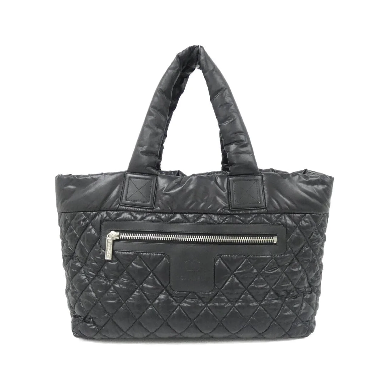 CHANEL 48611 Handbag Nylon Black