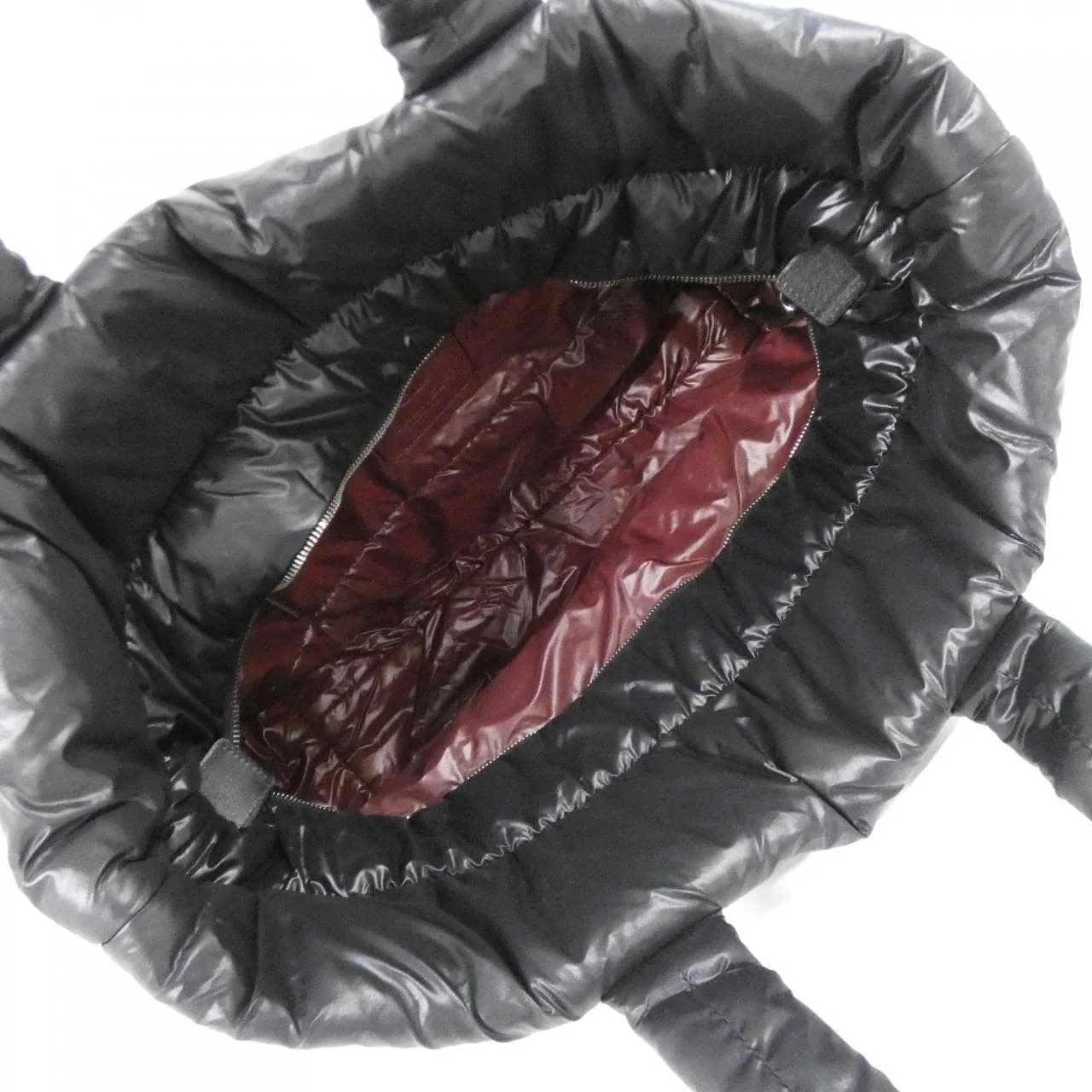 CHANEL 48611 Handbag Nylon 黑色 尼龍 中古品A - 縮圖 8