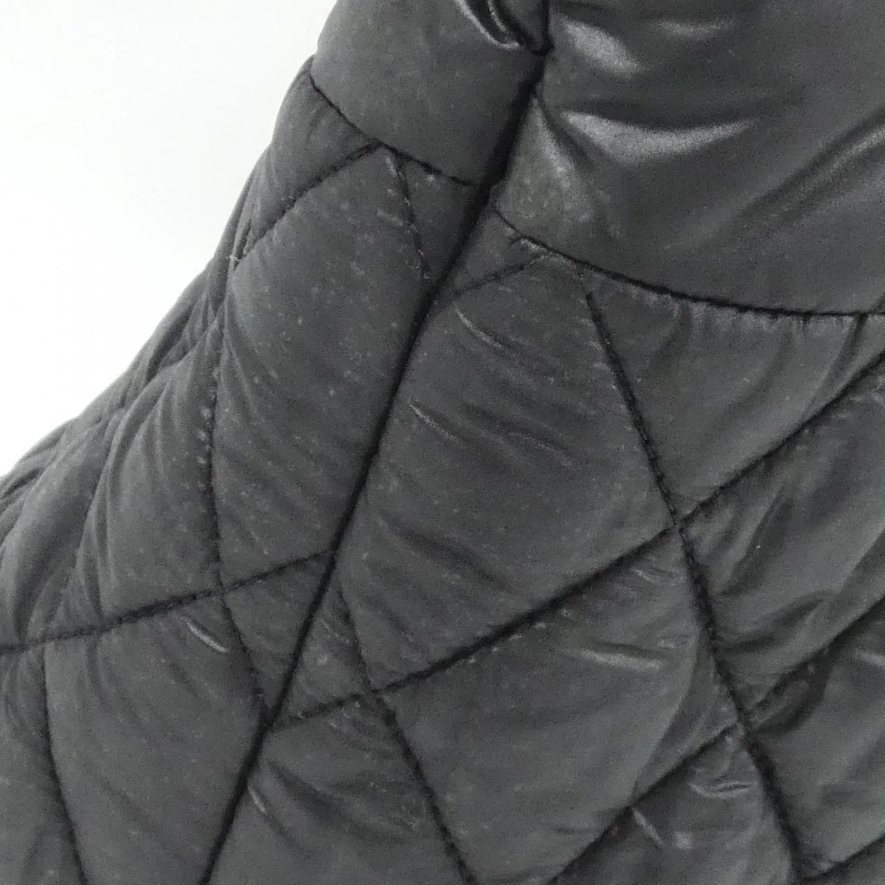 CHANEL Deauville 48610 Handbag Nylon 黑色 尼龍 中古品A - 縮圖 6