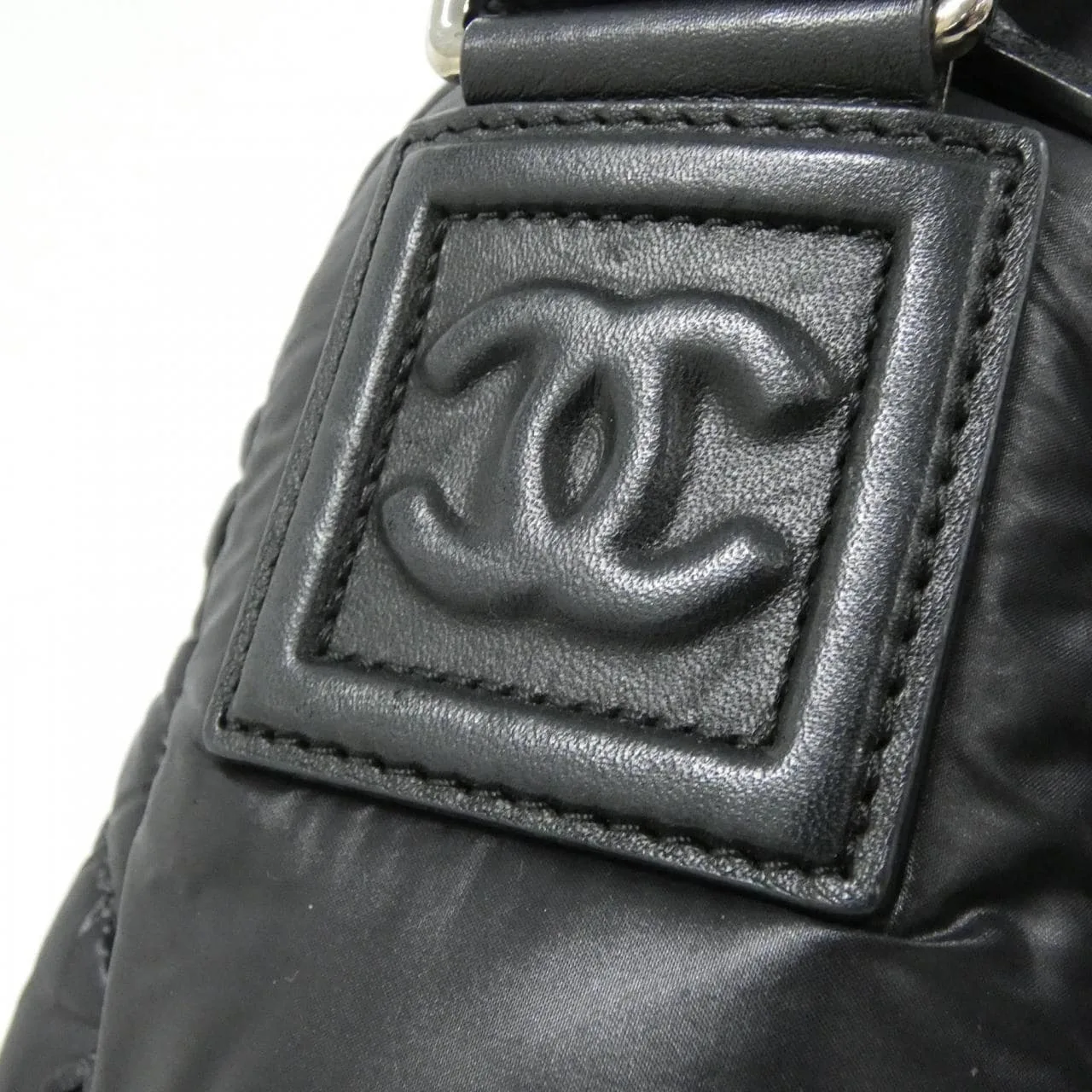 CHANEL 48616 Shoulder Nylon Black Nylon Rank A - Thumbnail 4