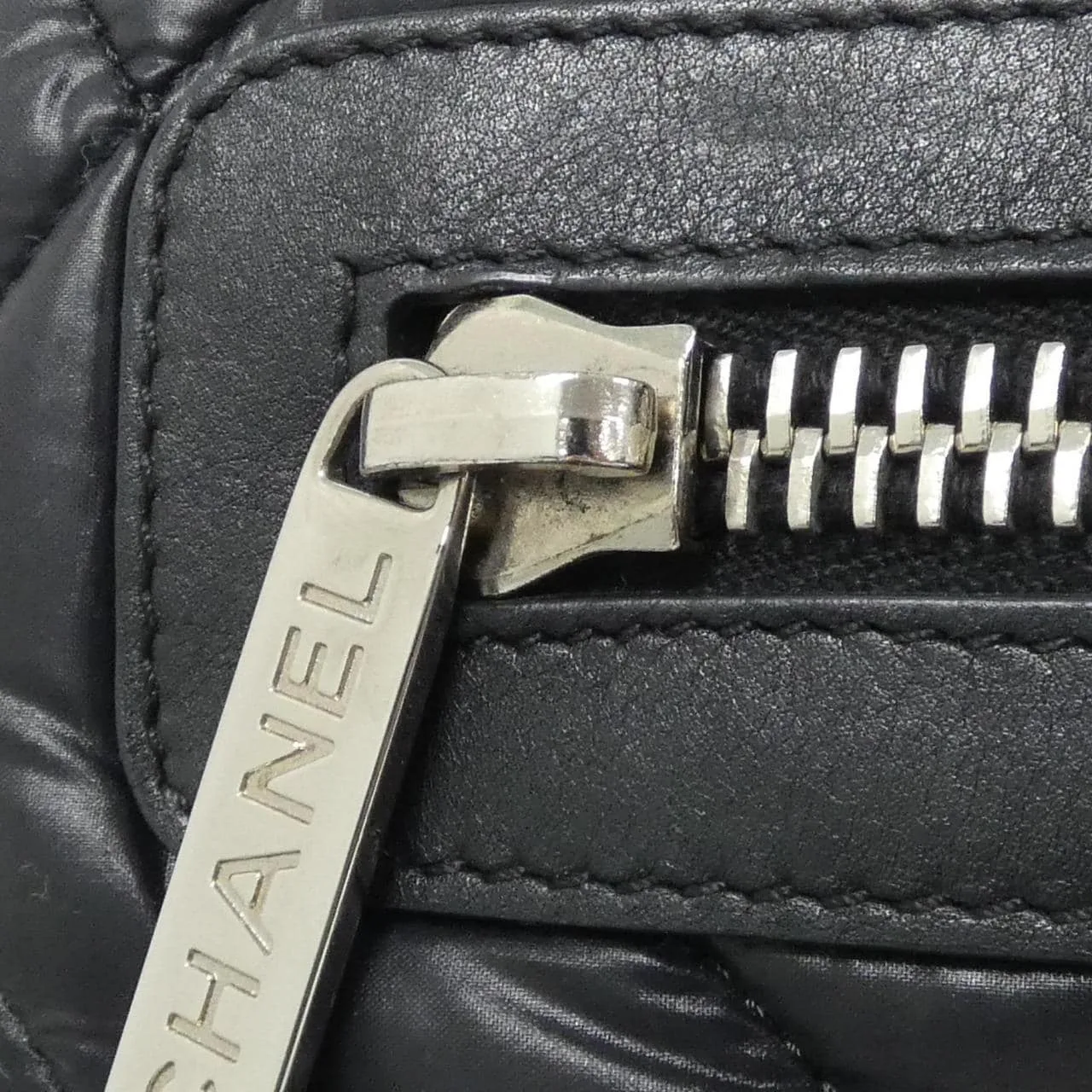 CHANEL 48616 Shoulder Nylon Black Nylon Rank A - Thumbnail 5