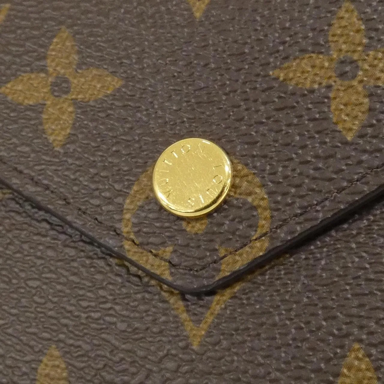 LOUIS VUITTON M41938 Wallet Monogram 黑色 Monogram 中古品A - 縮圖 5