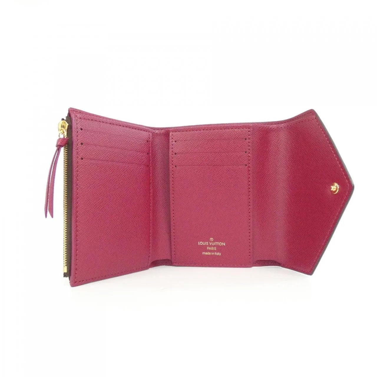 LOUIS VUITTON M41938 Wallet Monogram 黑色 Monogram 中古品A - 縮圖 6