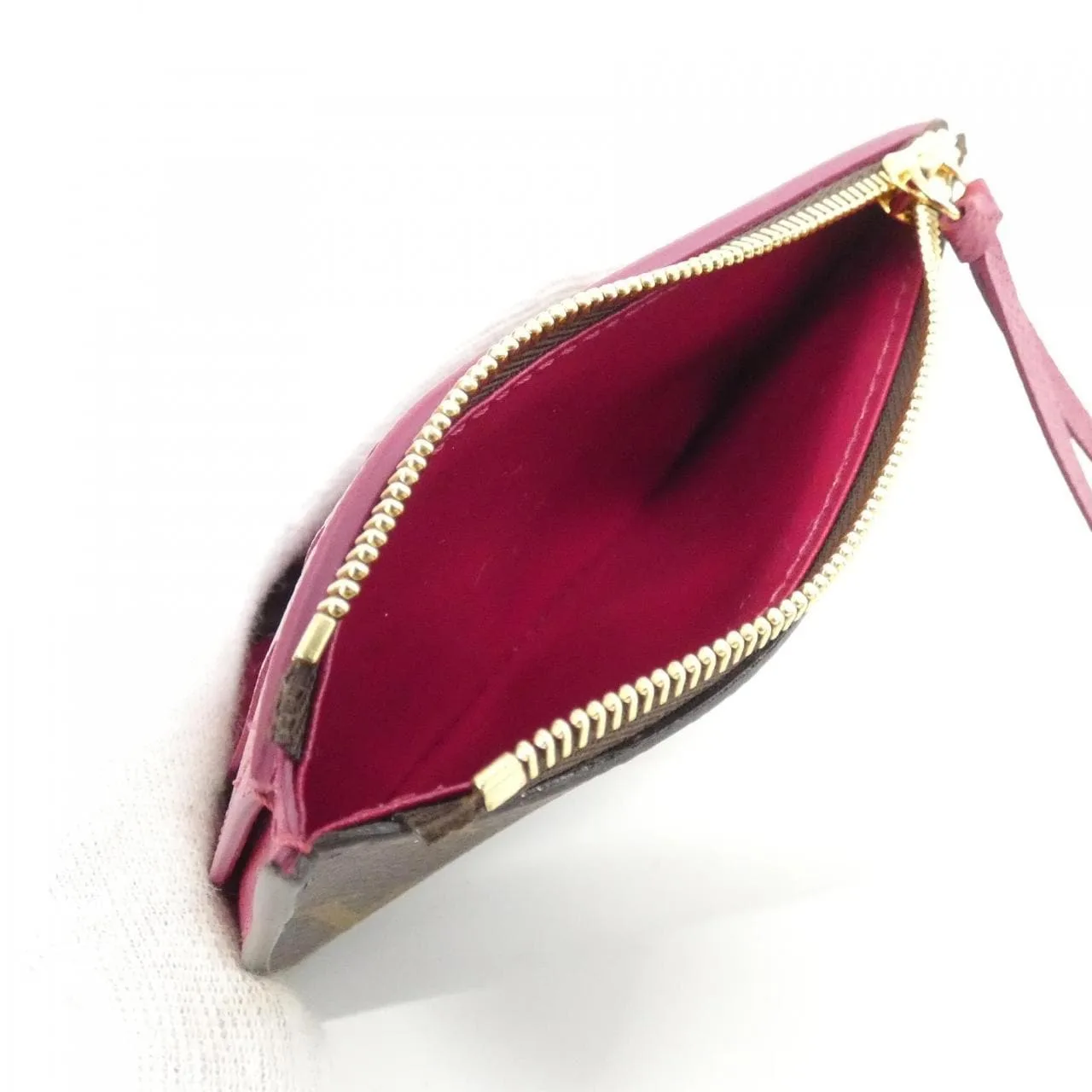 LOUIS VUITTON M41938 Wallet Monogram 黑色 Monogram 中古品A - 縮圖 8