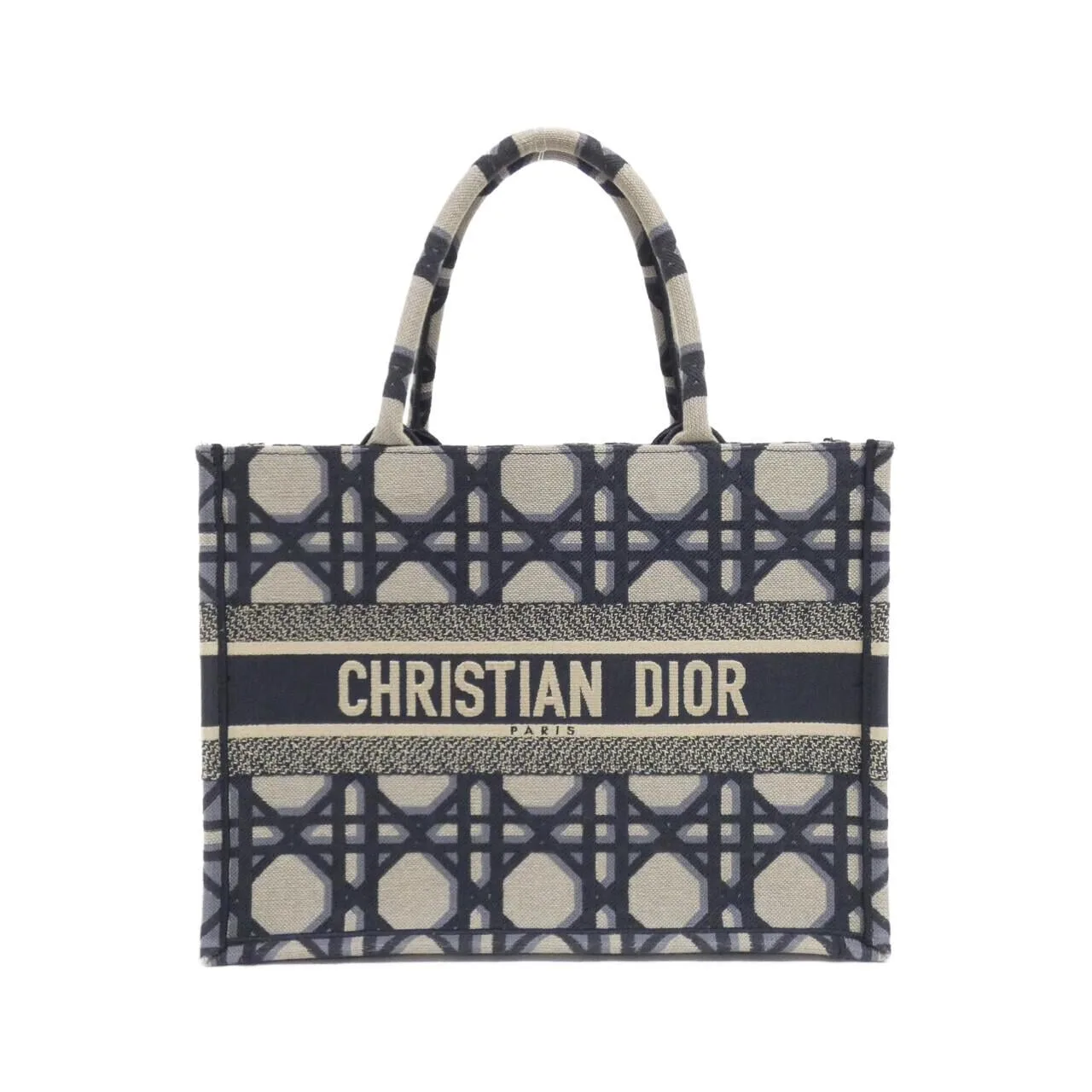 DIOR Book Tote M1296ZZAU Tote Canvas Blue