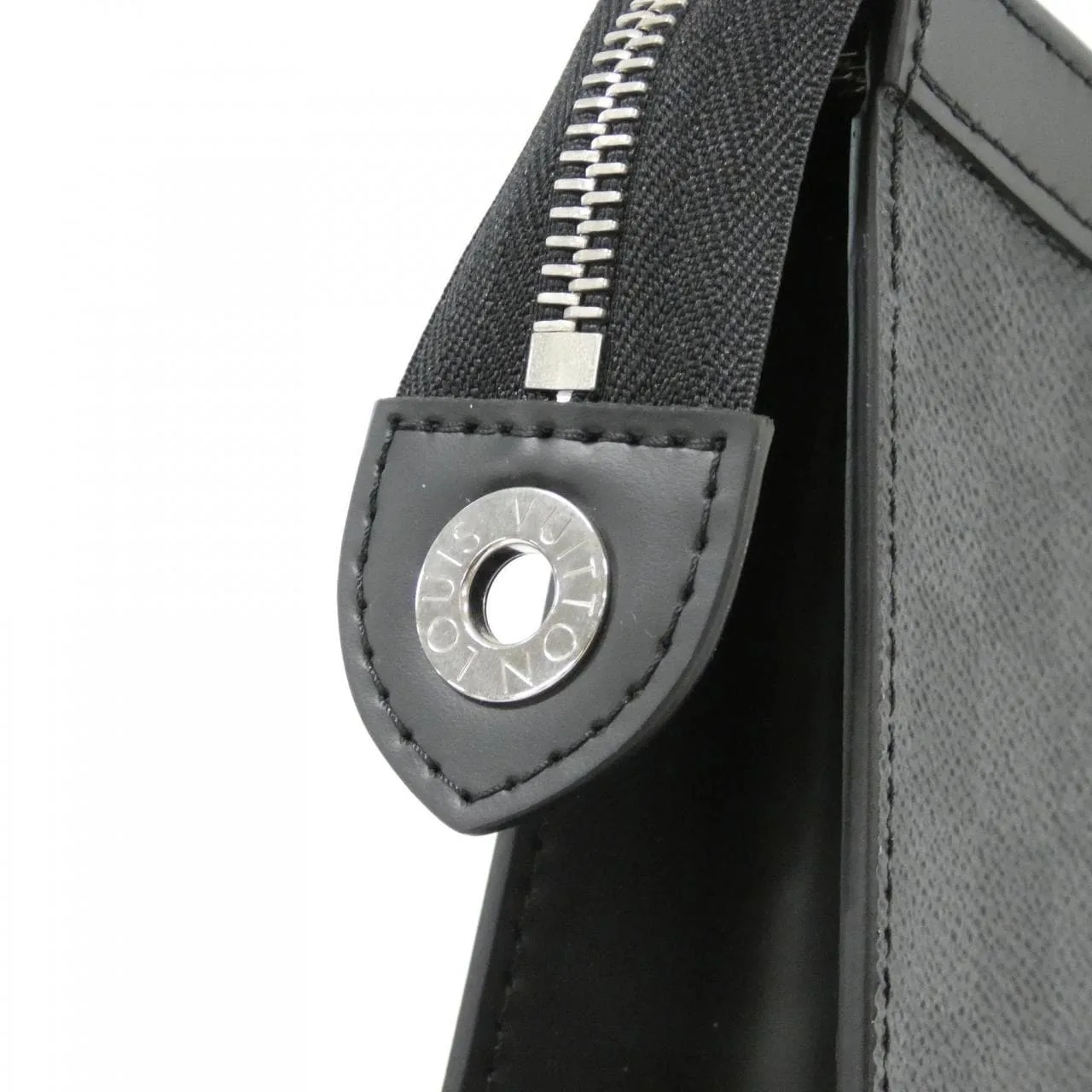 LOUIS VUITTON Pochette N41696 Handbag Damier 黑色 Damier 中古品A - 縮圖 6