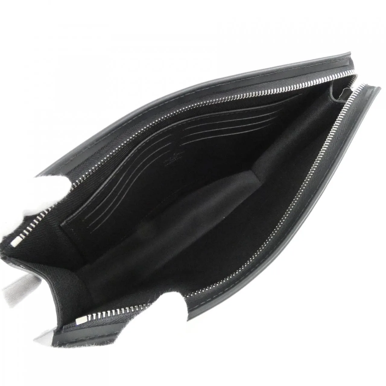 LOUIS VUITTON Pochette N41696 Handbag Damier 黑色 Damier 中古品A - 縮圖 7