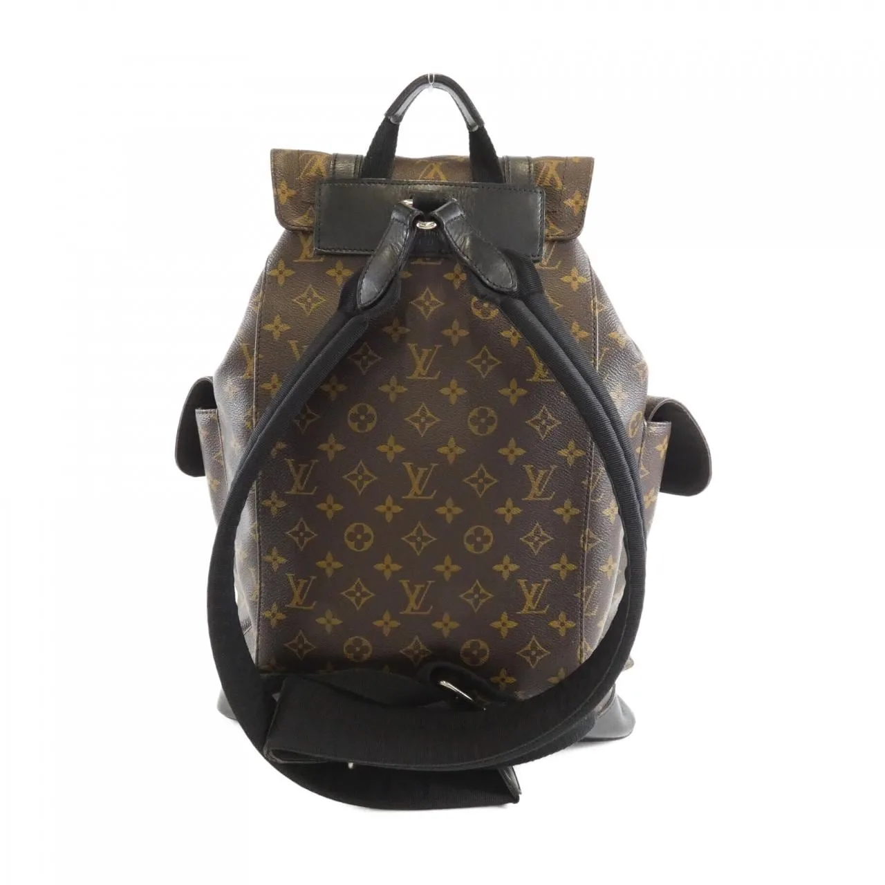 LOUIS VUITTON Christopher M43735 Backpack Monogram 黑色 Monogram 中古品B - 縮圖 2