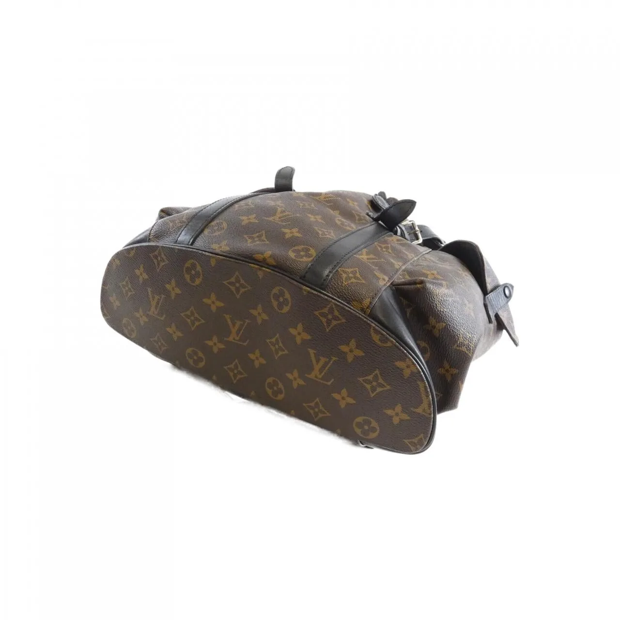 LOUIS VUITTON Christopher M43735 Backpack Monogram 黑色 Monogram 中古品B - 縮圖 3