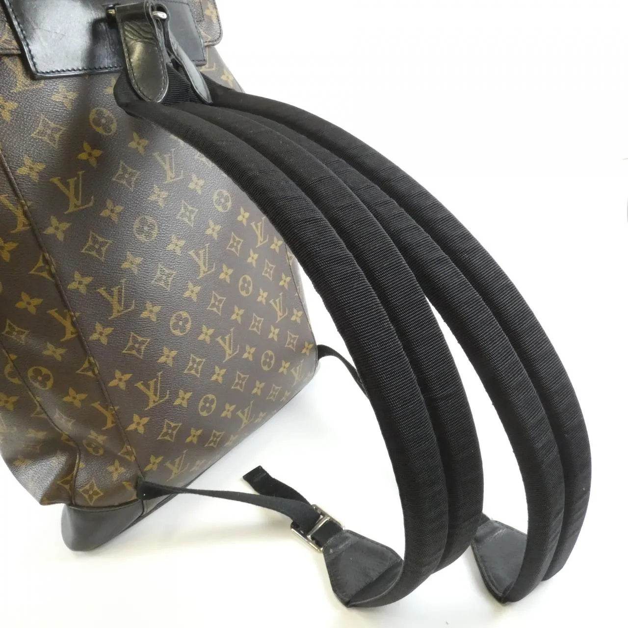 LOUIS VUITTON Christopher M43735 Backpack Monogram 黑色 Monogram 中古品B - 縮圖 5
