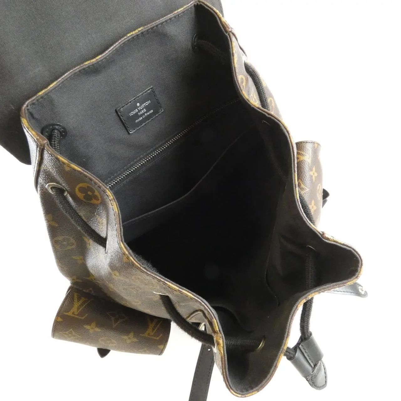 LOUIS VUITTON Christopher M43735 Backpack Monogram 黑色 Monogram 中古品B - 縮圖 10