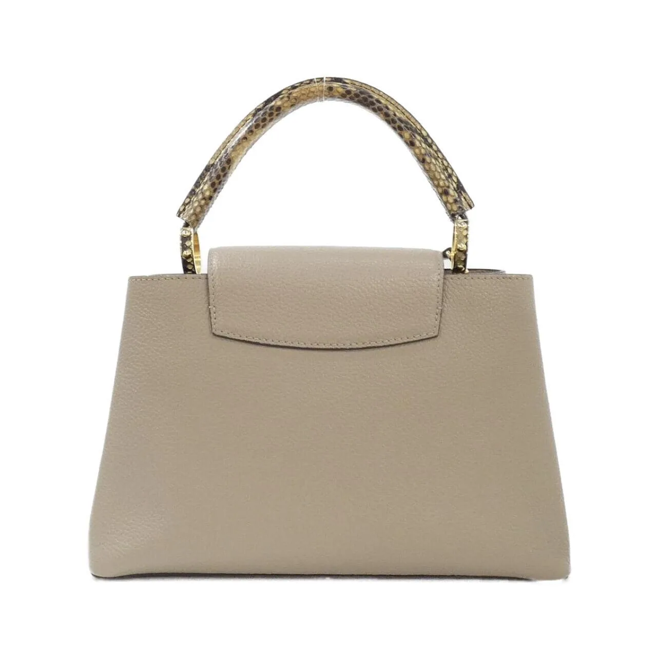 LOUIS VUITTON Capucines N92802 Handbag Leather Black Leather Rank A - Thumbnail 2