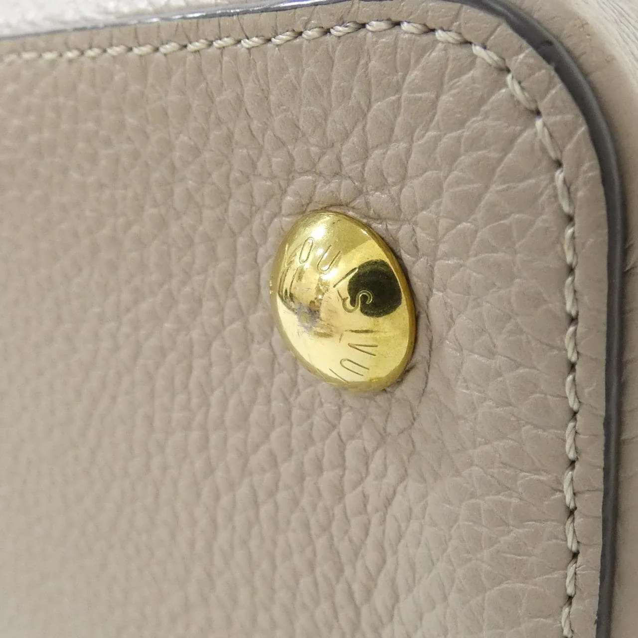 LOUIS VUITTON Capucines N92802 Handbag Leather Black Leather Rank A - Thumbnail 3