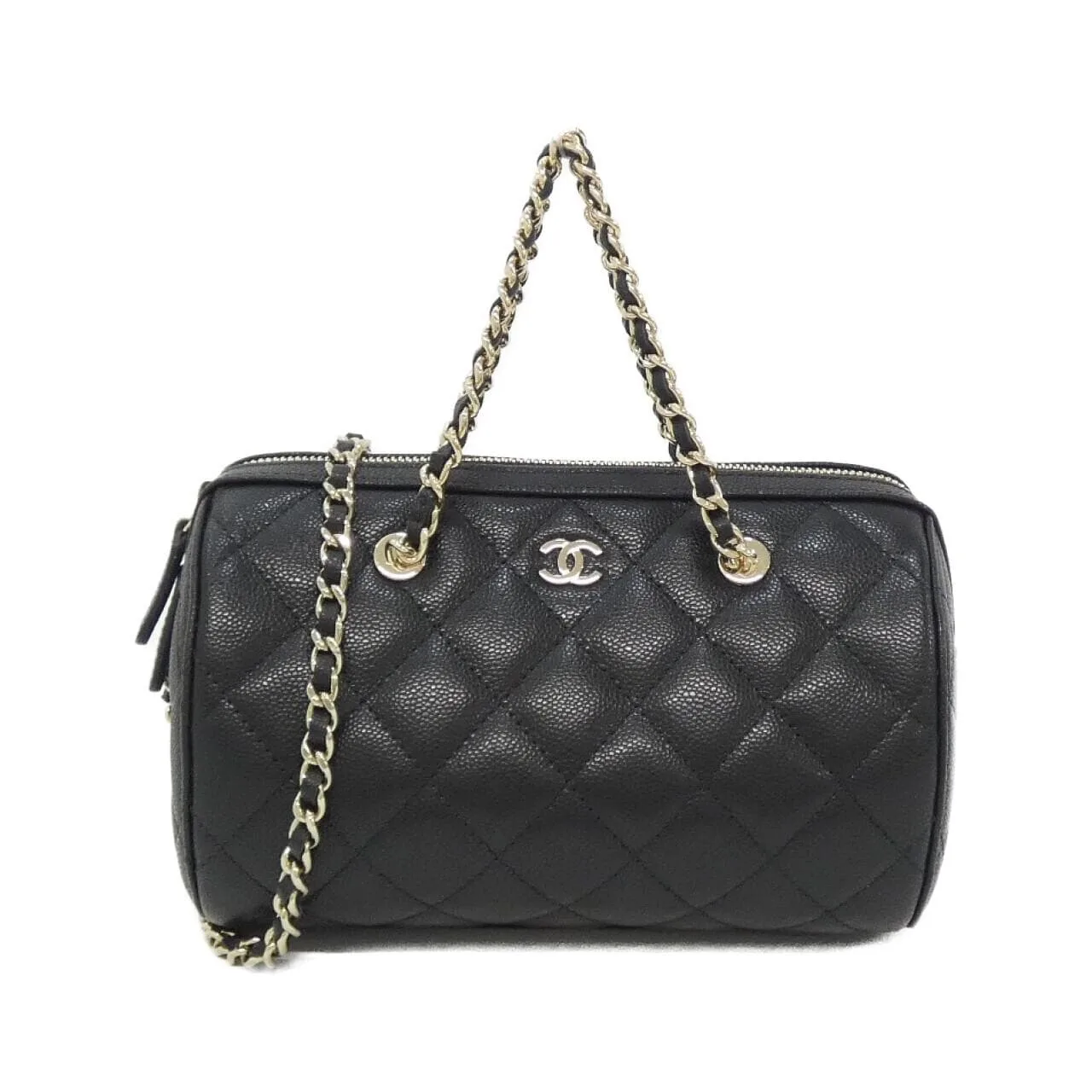 CHANEL Timeless Classic AP4474 Handbag Grained Calfskin Black