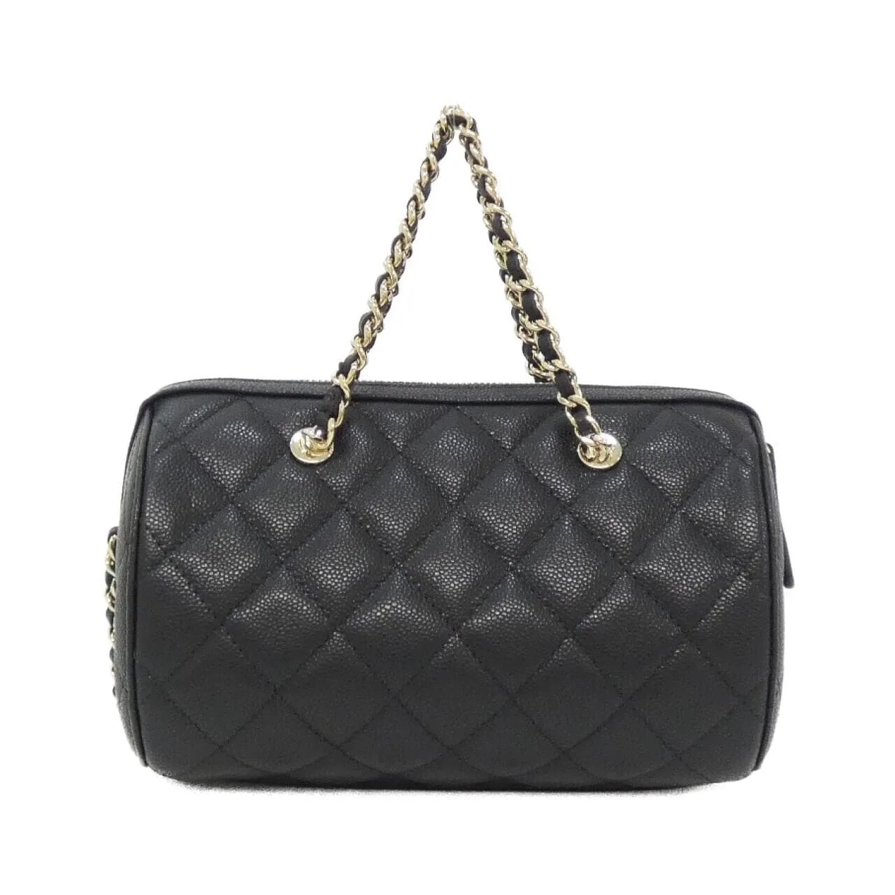 CHANEL Timeless Classic AP4474 Handbag Grained Calfskin Black Grained Calfskin Rank A - Thumbnail 2