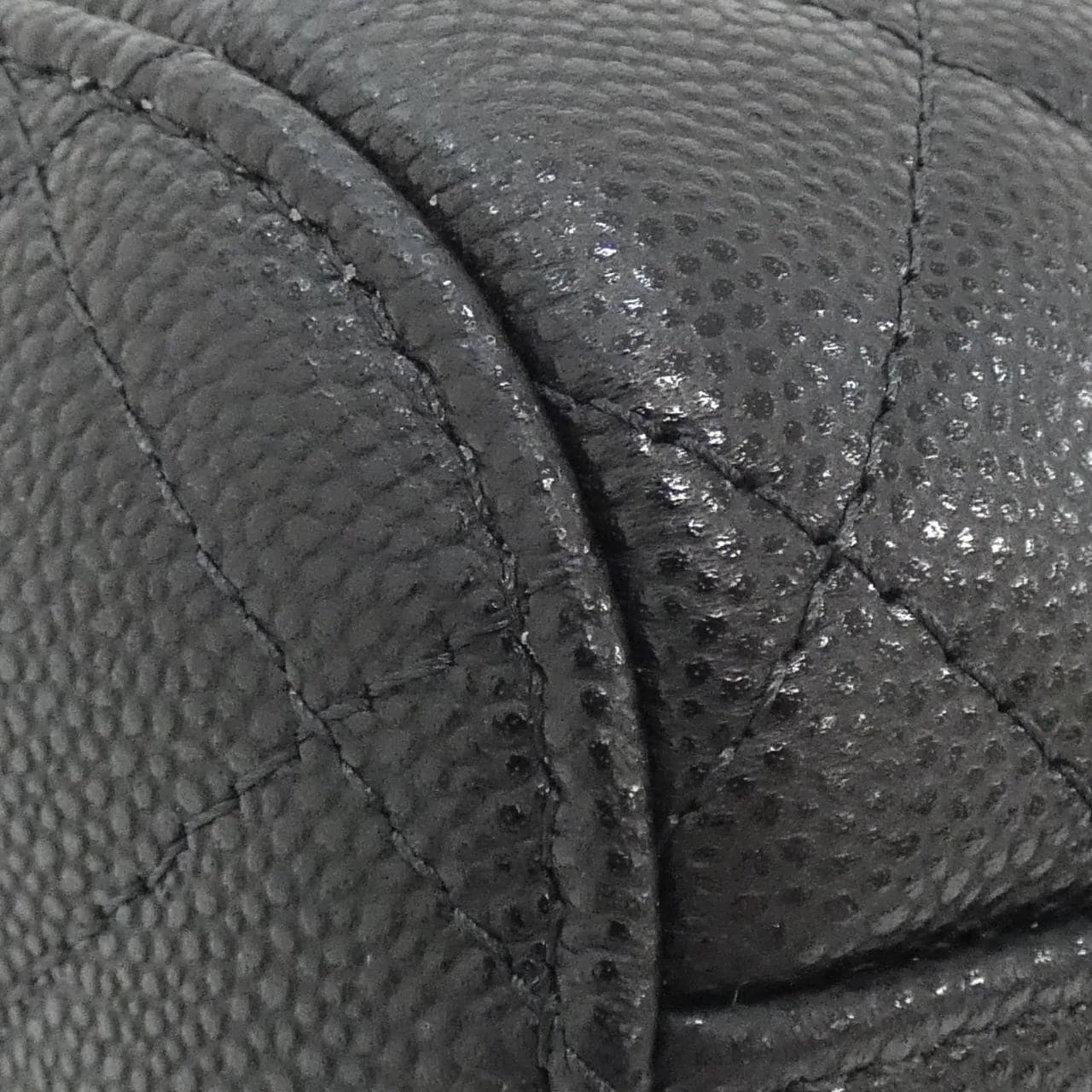 CHANEL Timeless Classic AP4474 Handbag Grained Calfskin Black Grained Calfskin Rank A - Thumbnail 3