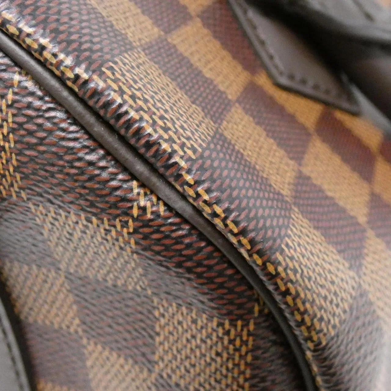 LOUIS VUITTON Speedy N40575 Boston Damier 黑色 Damier 中古品A - 縮圖 4