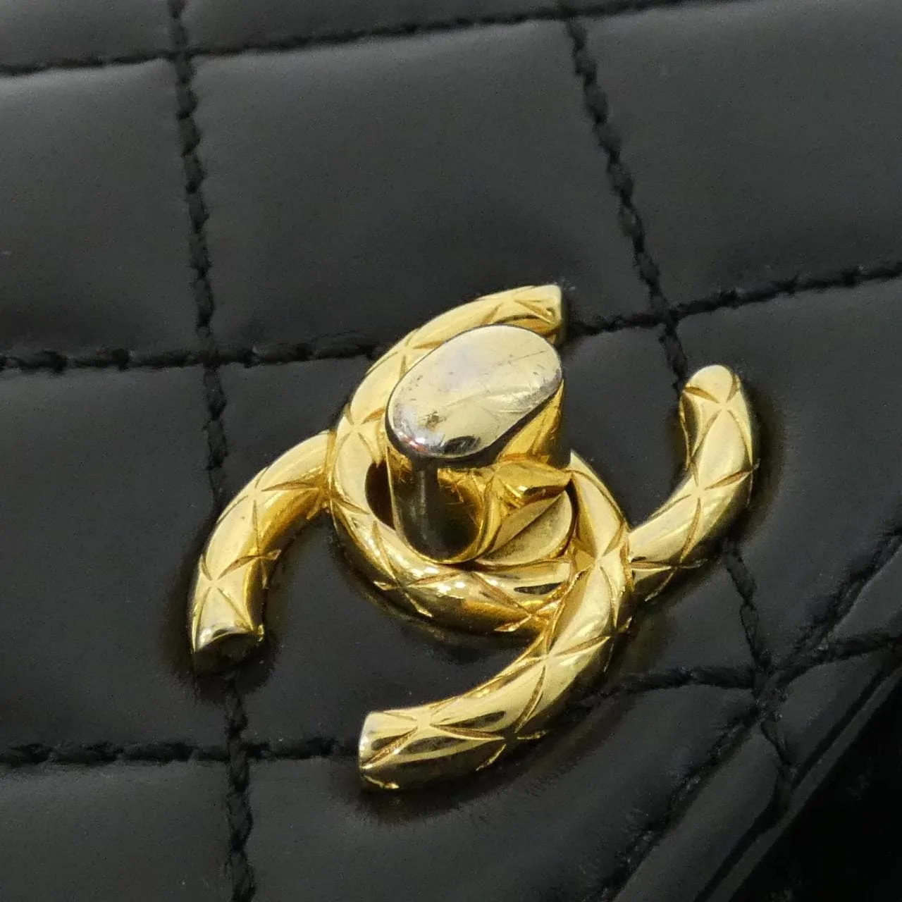 CHANEL Matelasse 92990 Handbag 黑色 中古品A - 縮圖 5