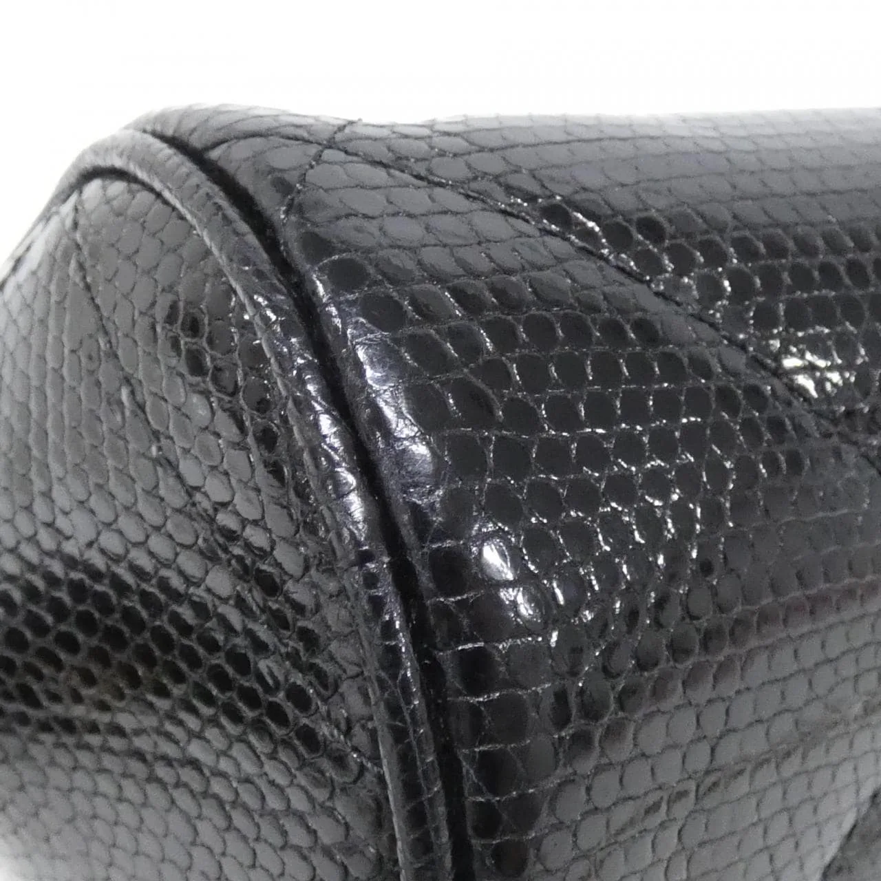 CHANEL Shoulder Leather Black Leather Rank A - Thumbnail 4