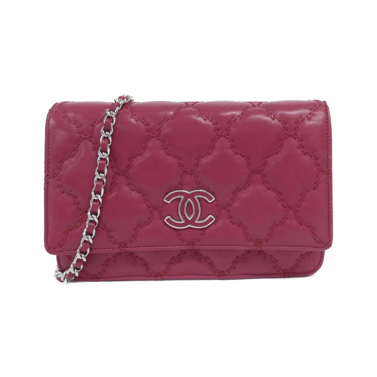 CHANEL 69100 Wallet Bordeaux