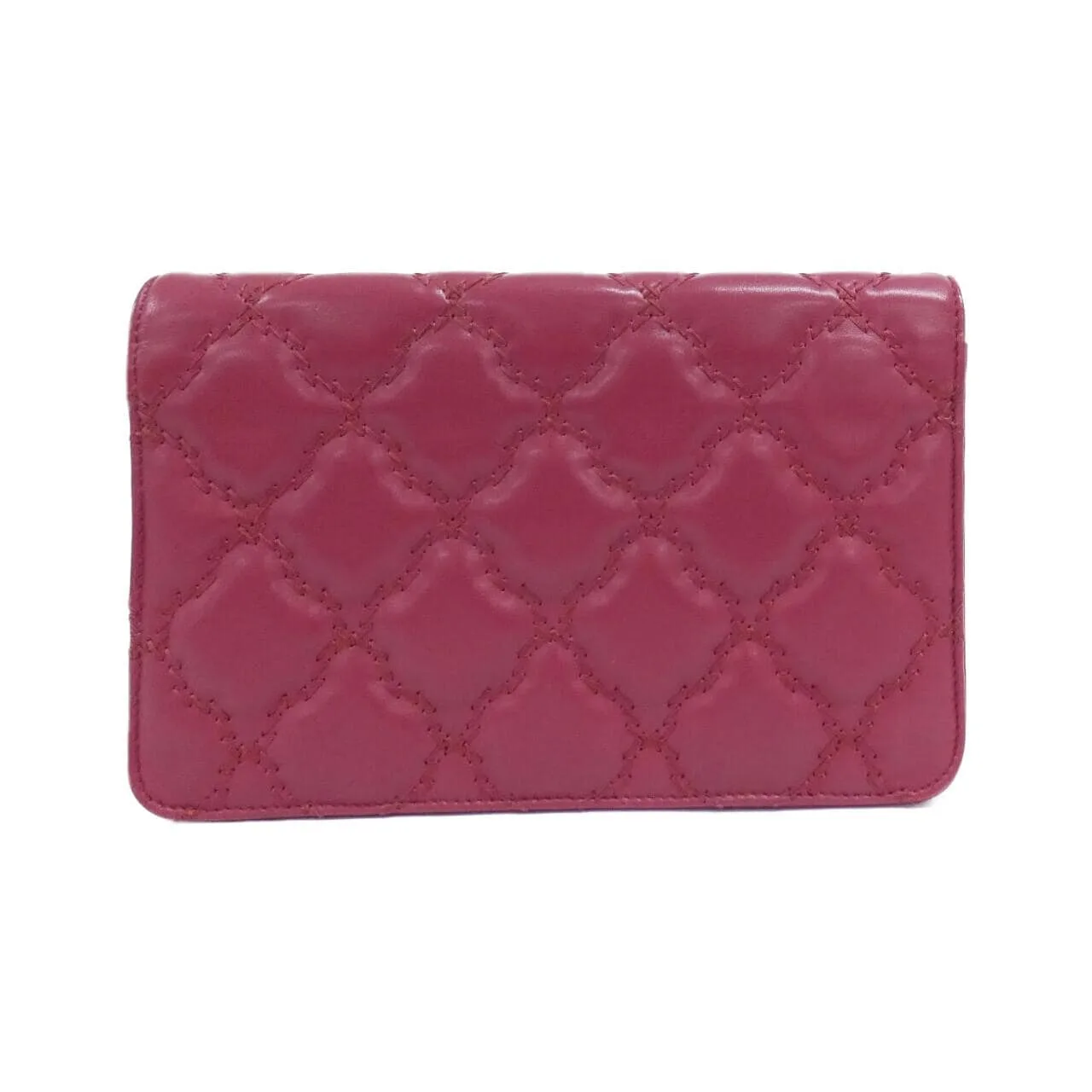 CHANEL 69100 Wallet 酒紅色 中古品A - 縮圖 2