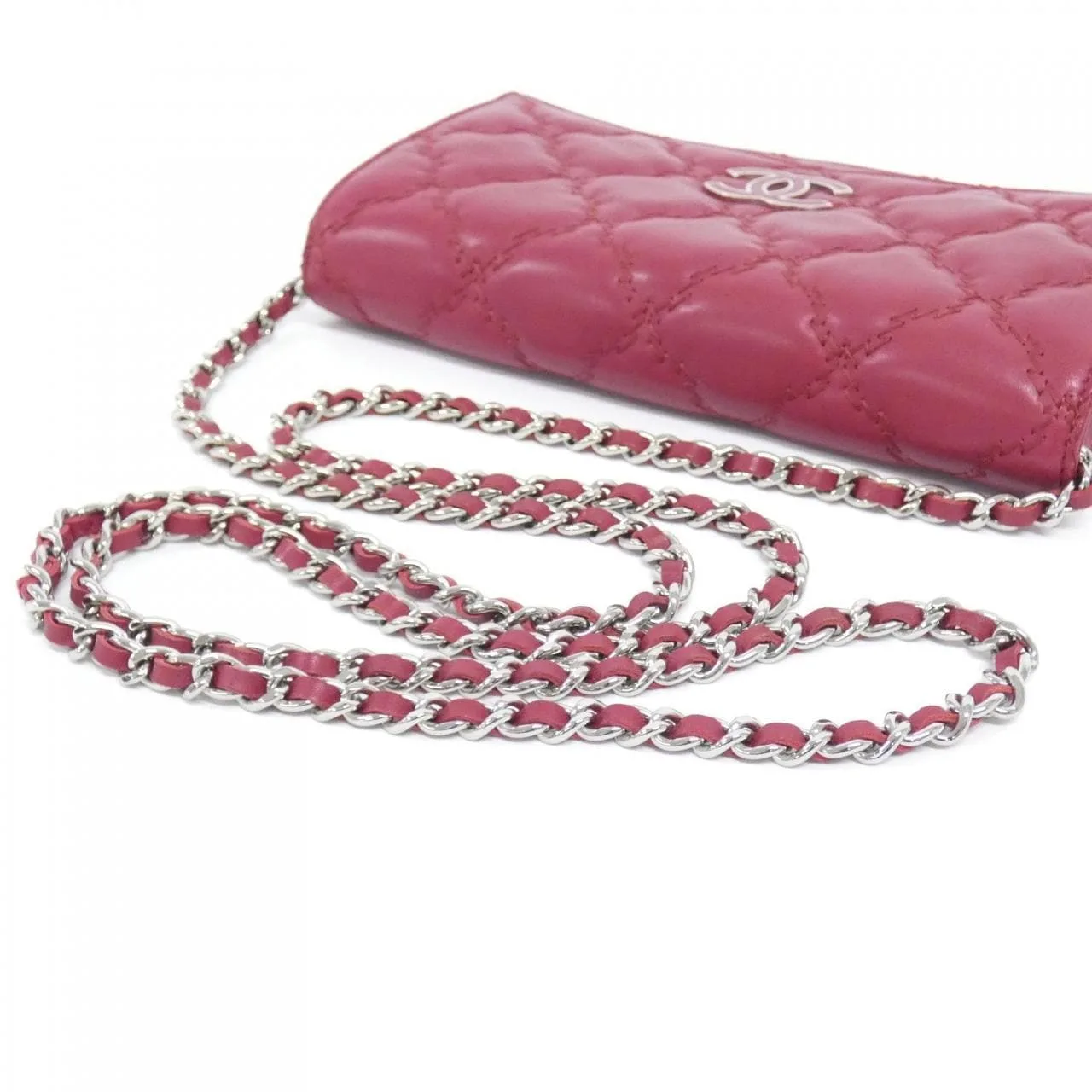 CHANEL 69100 Wallet 酒紅色 中古品A - 縮圖 5