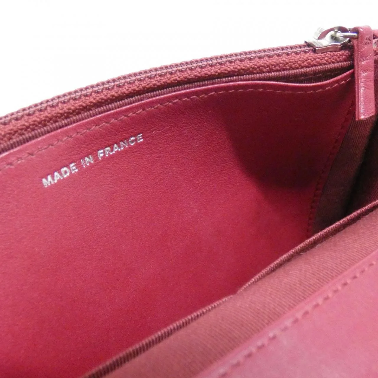 CHANEL 69100 Wallet 酒紅色 中古品A - 縮圖 10