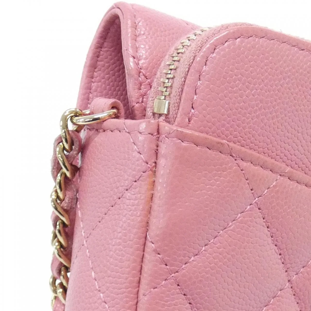 CHANEL Timeless Classic AP2096 Wallet Grained Calfskin Pink Grained Calfskin Rank A - Thumbnail 6