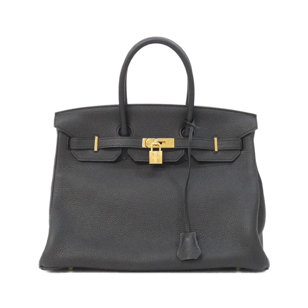 HERMES Birkin 027634CC Handbag Togo Black