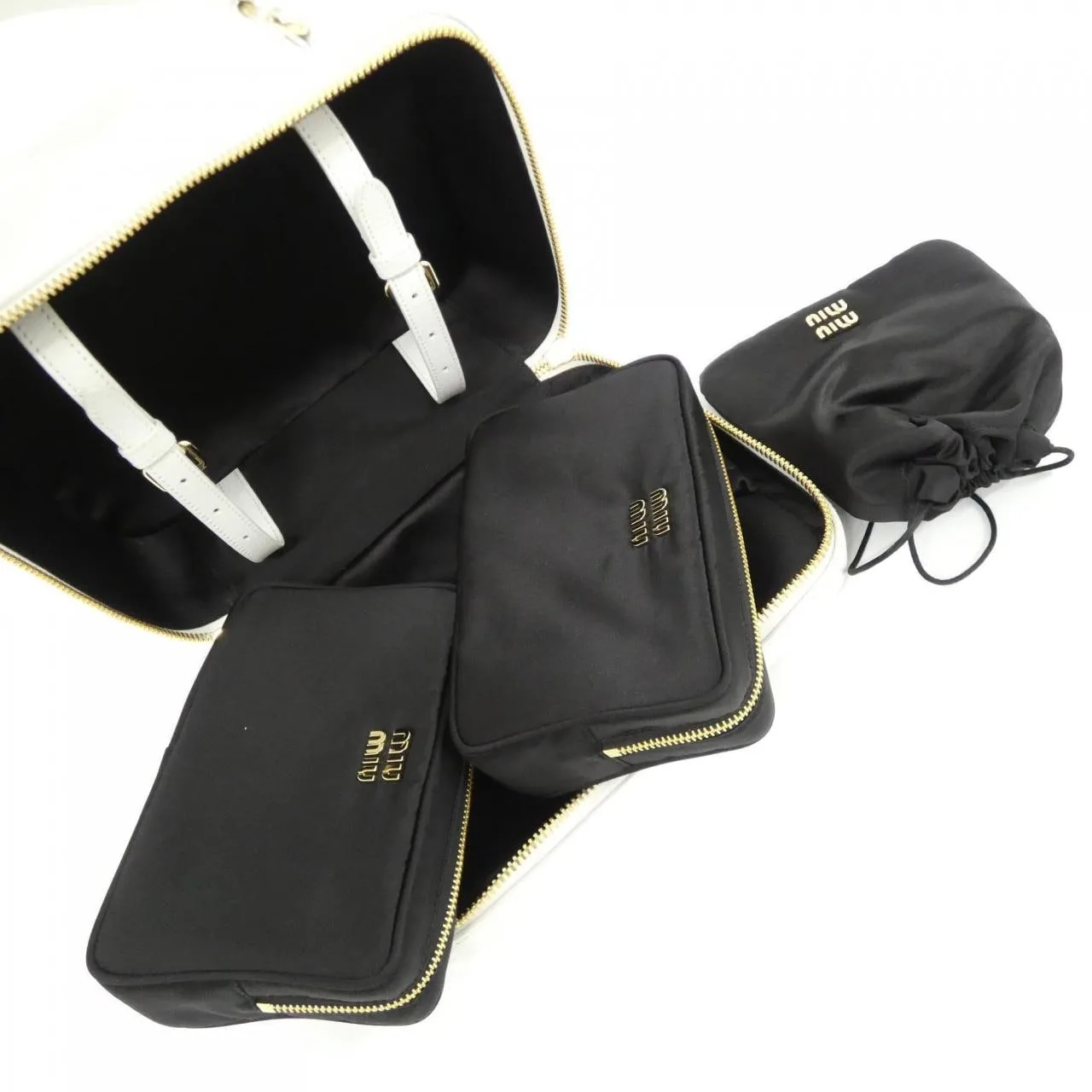 MIU MIU 5RM021 手提包 黑色 中古品A - 縮圖 10