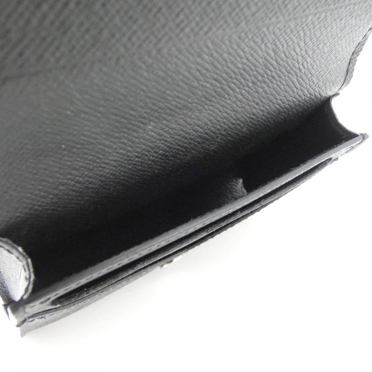 LOUIS VUITTON N63338 Card Case Damier 黑色 Damier 中古品A - 縮圖 4