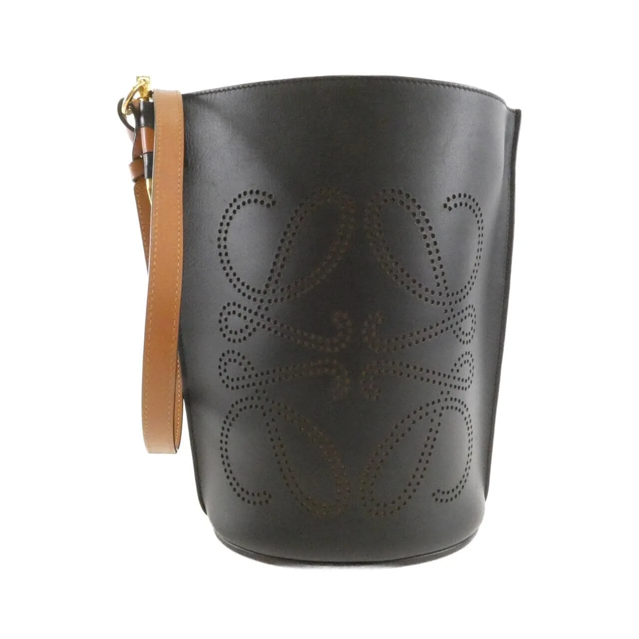 LOEWE Basket 309 22BZ57 Shoulder Lambskin Black