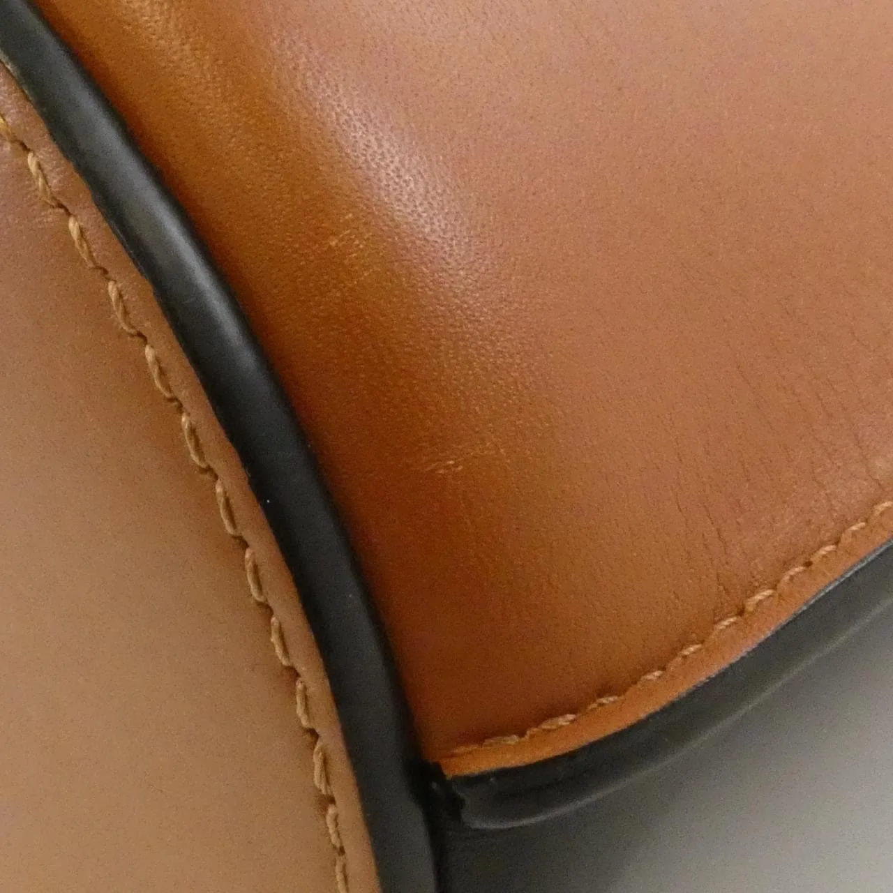 LOEWE Basket 309 22BZ57 Shoulder Lambskin 黑色 羊皮 中古品A - 縮圖 3