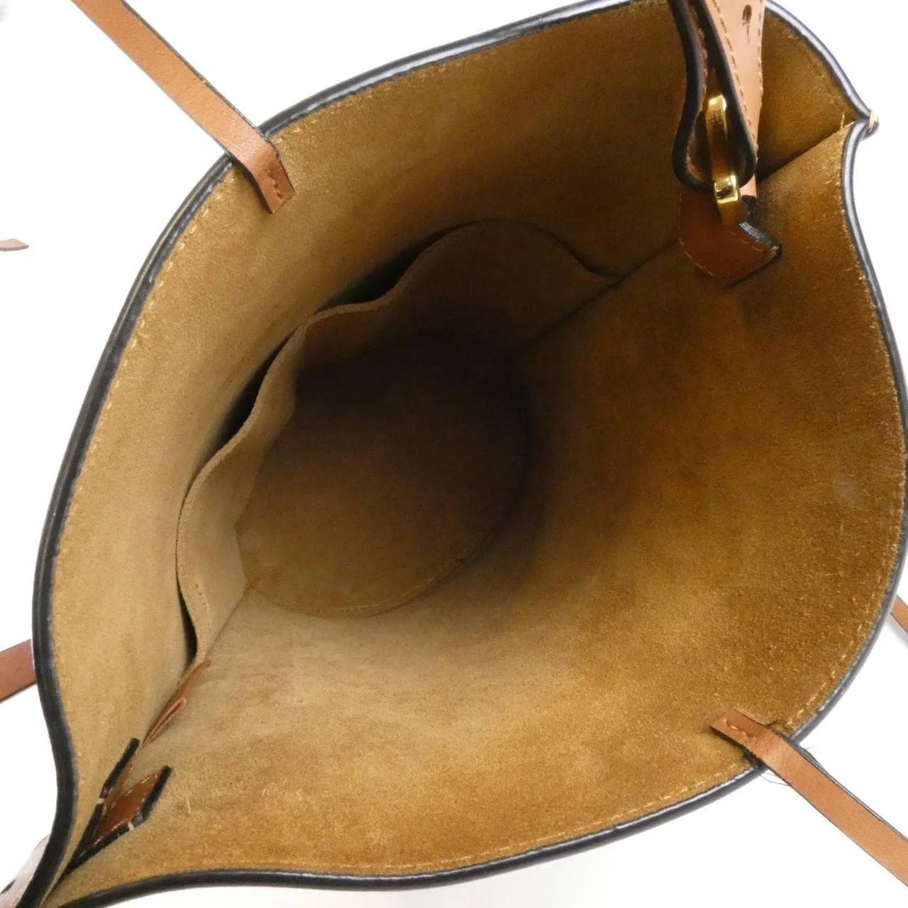 LOEWE Basket 309 22BZ57 Shoulder Lambskin 黑色 羊皮 中古品A - 縮圖 8