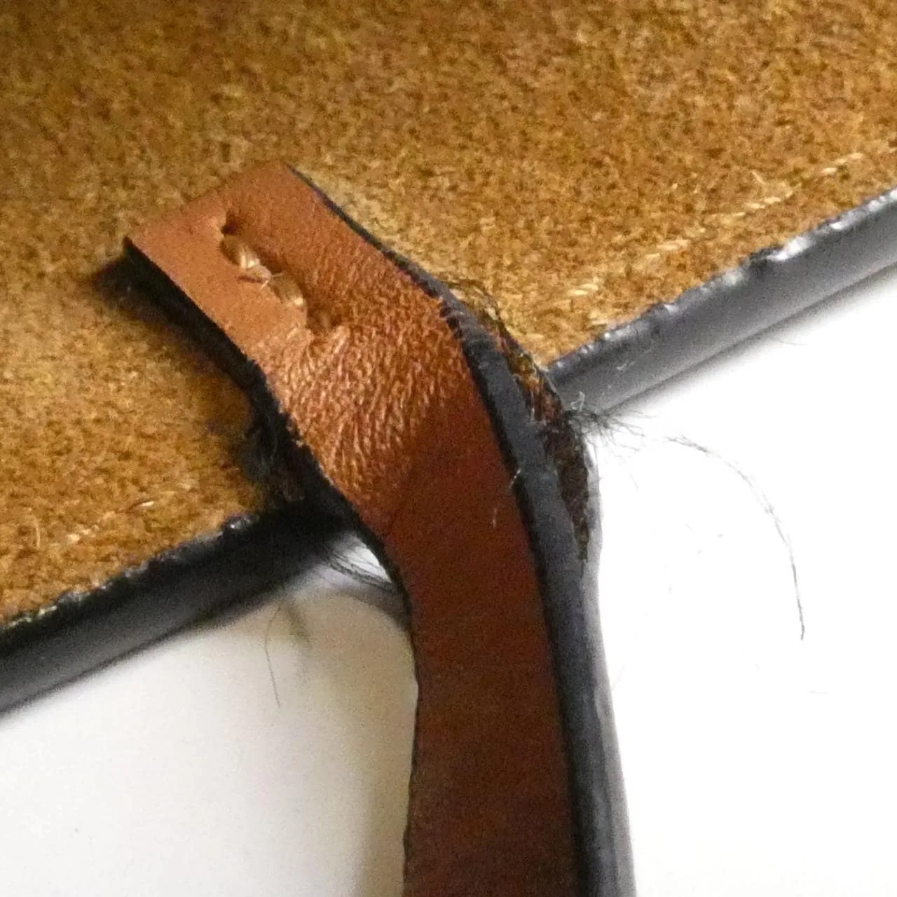 LOEWE Basket 309 22BZ57 Shoulder Lambskin 黑色 羊皮 中古品A - 縮圖 9