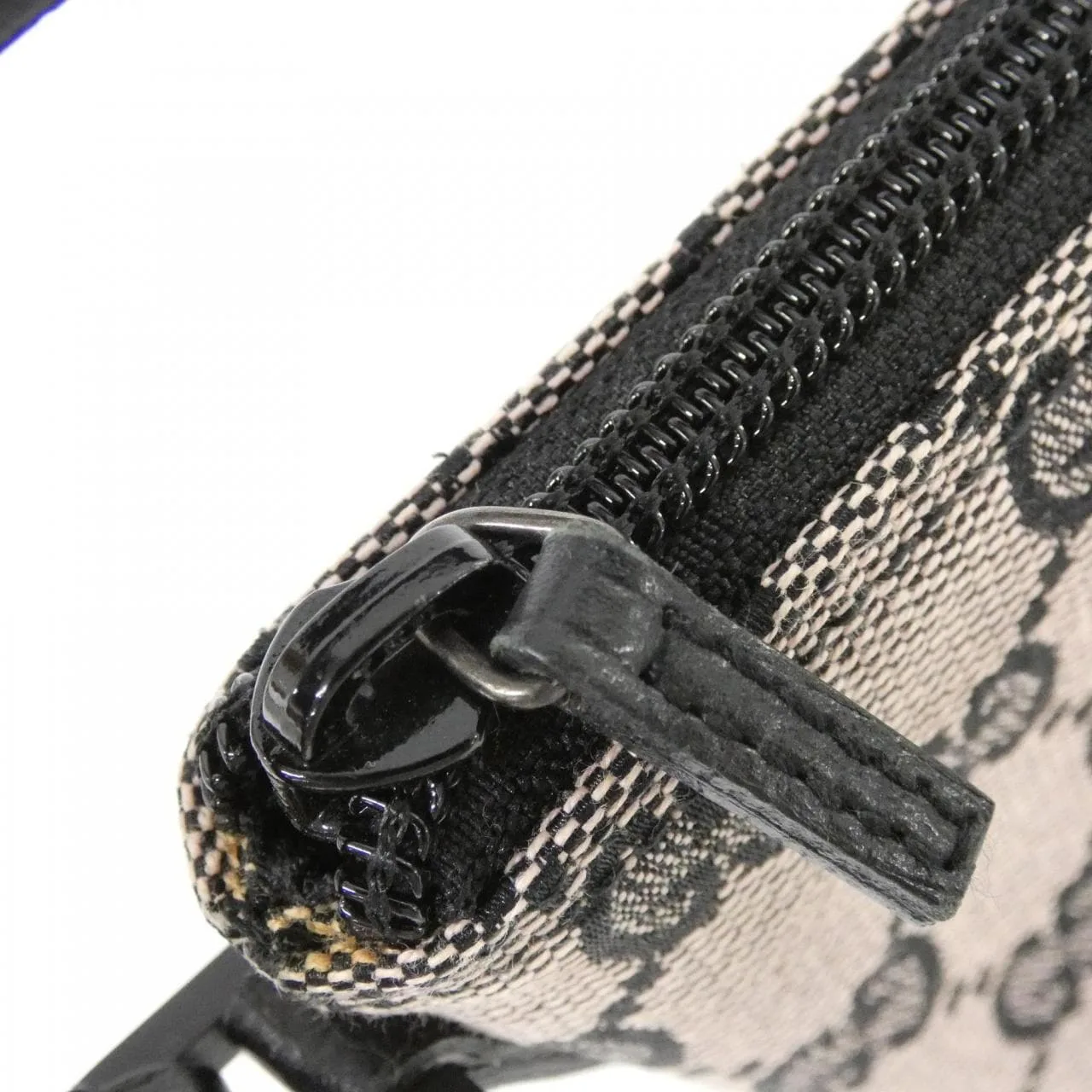 GUCCI 07198 手提包 帆布 黑色 帆布 中古品A - 縮圖 5