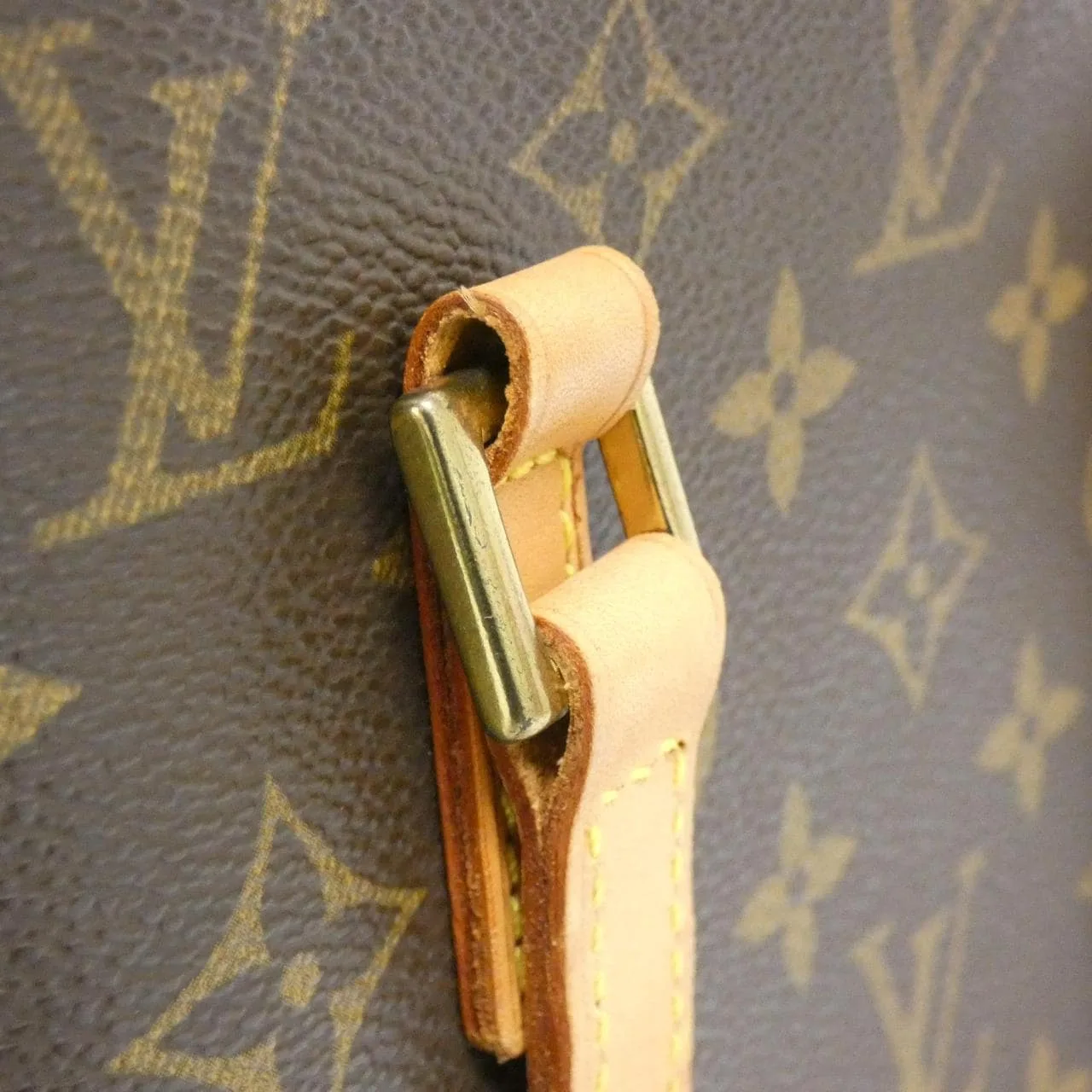 LOUIS VUITTON M51172 Handbag Monogram 黑色 Monogram 中古品A - 縮圖 3