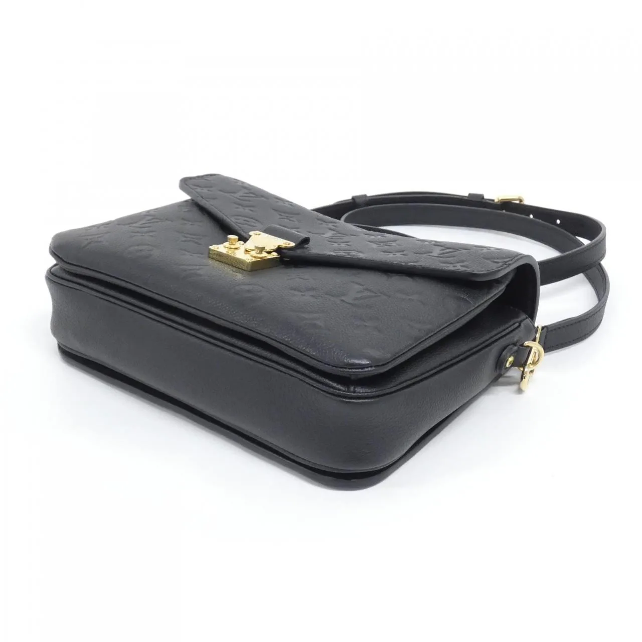 LOUIS VUITTON Pochette M41487 Handbag Monogram Black Monogram Rank A - Thumbnail 3