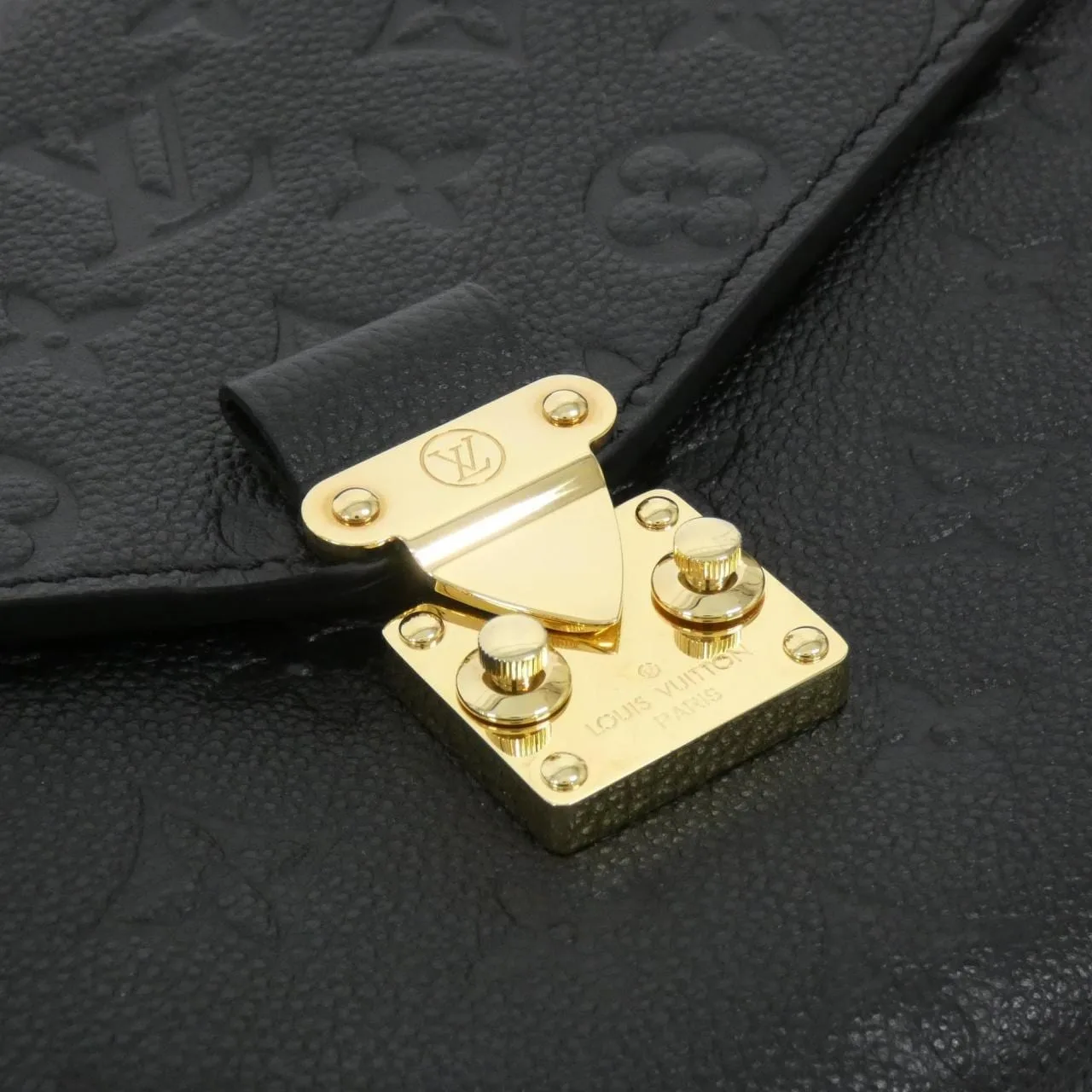 LOUIS VUITTON Pochette M41487 Handbag Monogram Black Monogram Rank A - Thumbnail 4