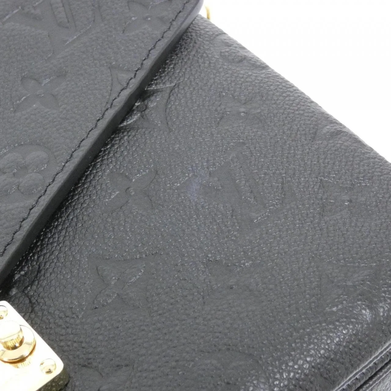 LOUIS VUITTON Pochette M41487 Handbag Monogram Black Monogram Rank A - Thumbnail 5