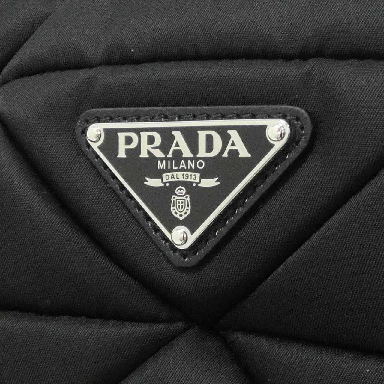 PRADA 1BG436 手提包 黑色 中古品A - 縮圖 4