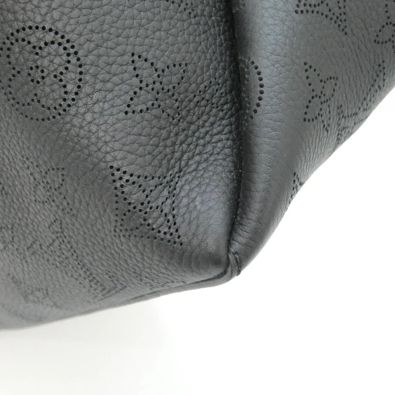 LOUIS VUITTON Mahina M59200 Tote 黑色 中古品A - 縮圖 4