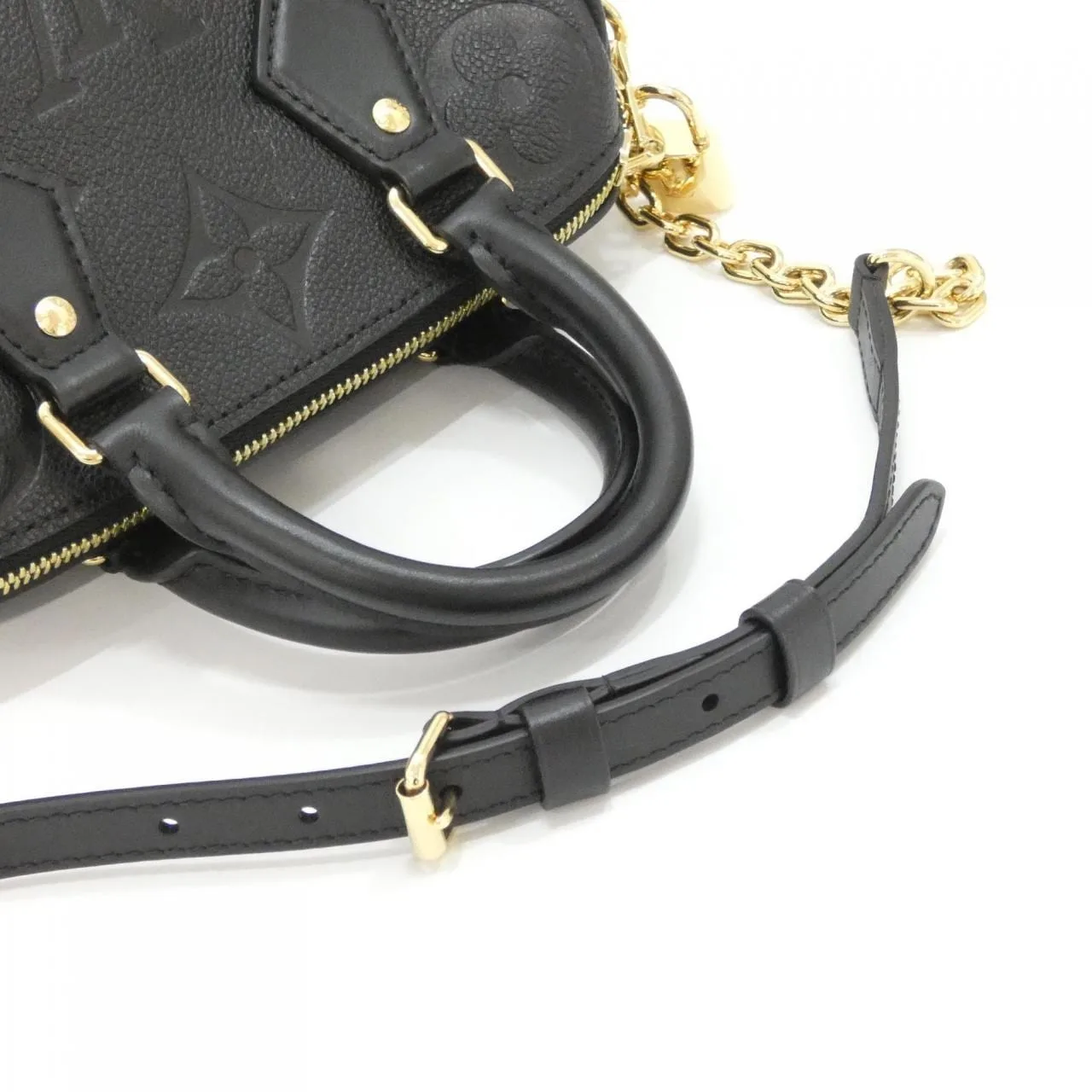 LOUIS VUITTON Speedy M58953 Boston Monogram 黑色 Monogram 中古品A - 縮圖 6