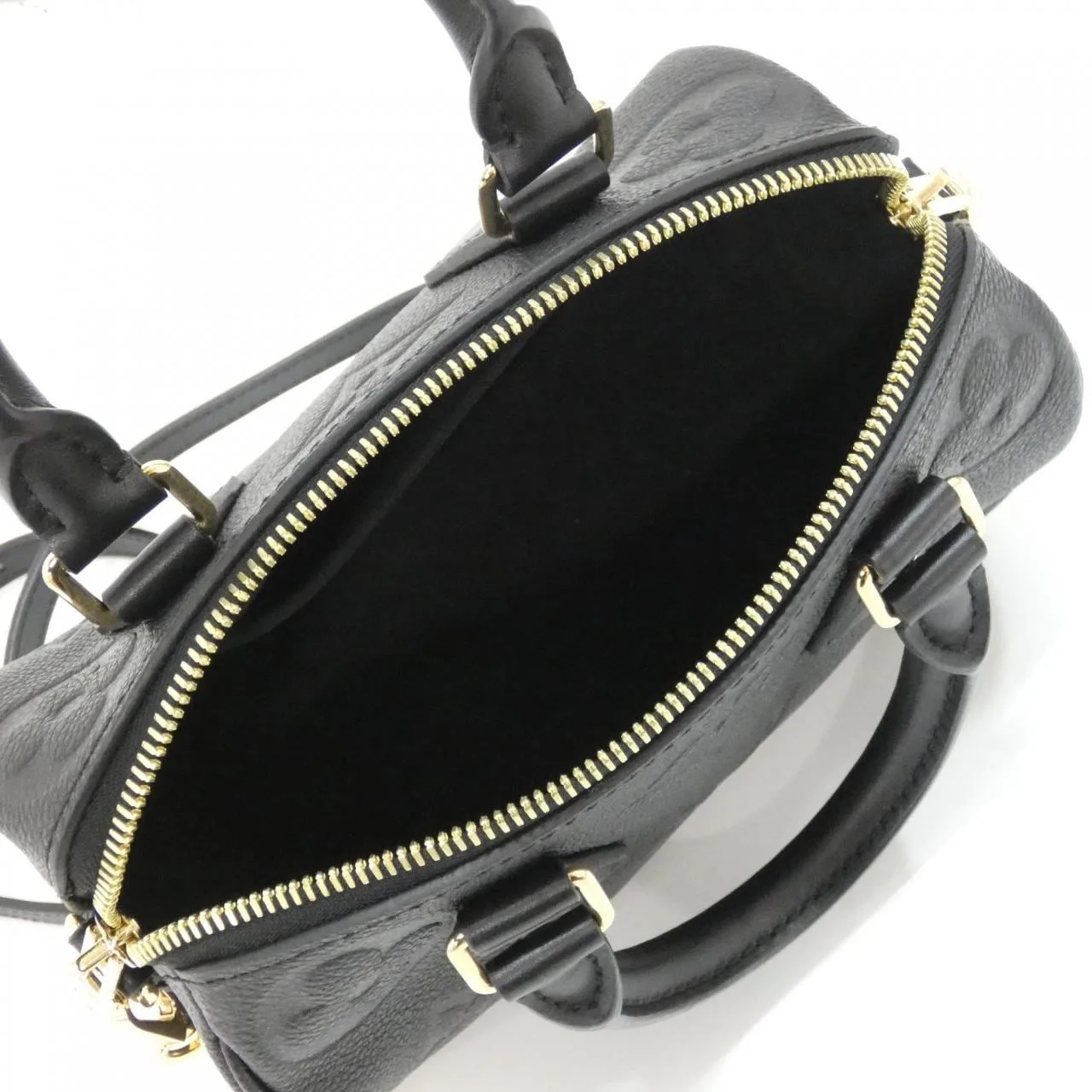 LOUIS VUITTON Speedy M58953 Boston Monogram 黑色 Monogram 中古品A - 縮圖 7