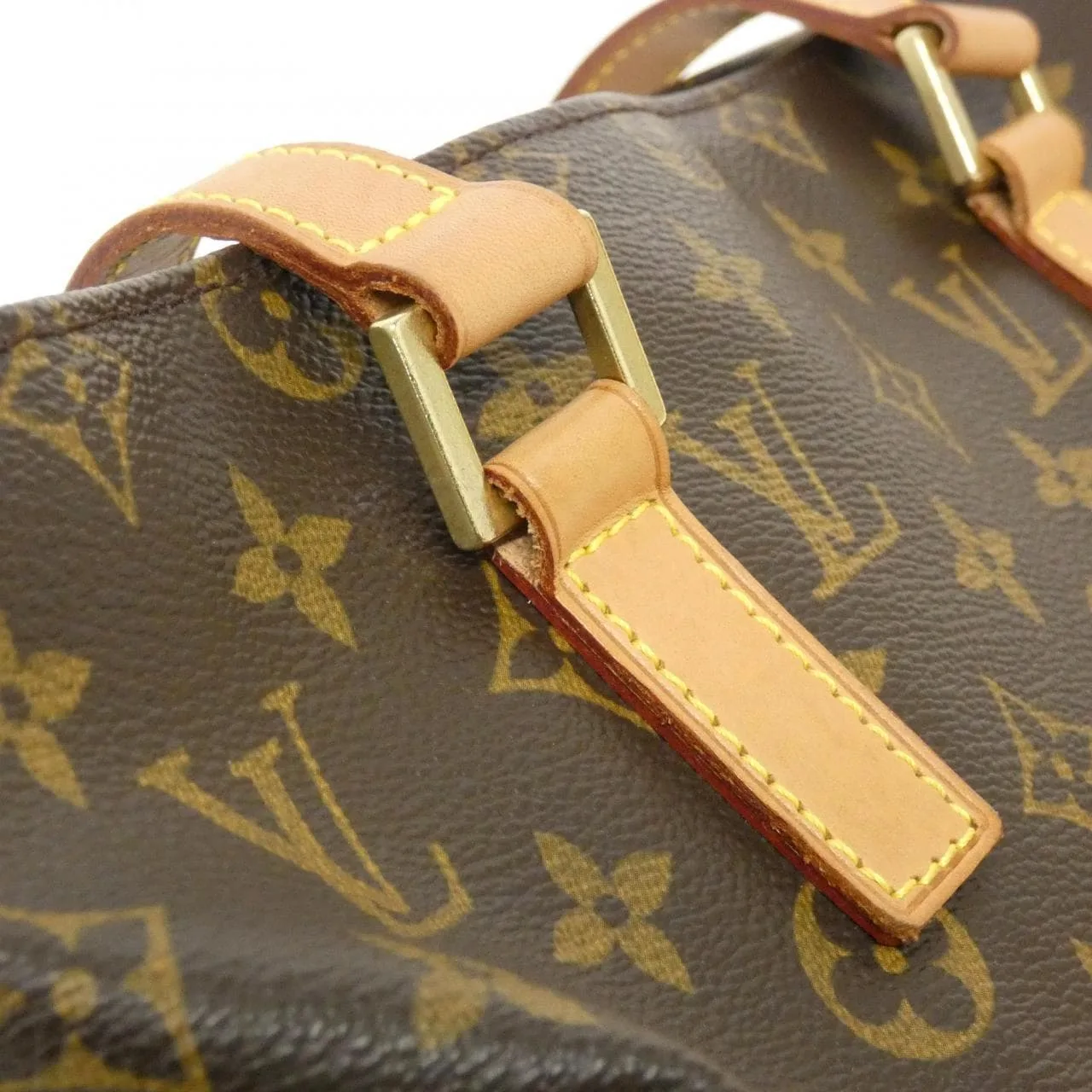 LOUIS VUITTON Caba Piano M51148 Handbag Monogram 黑色 Monogram 中古品A - 縮圖 5
