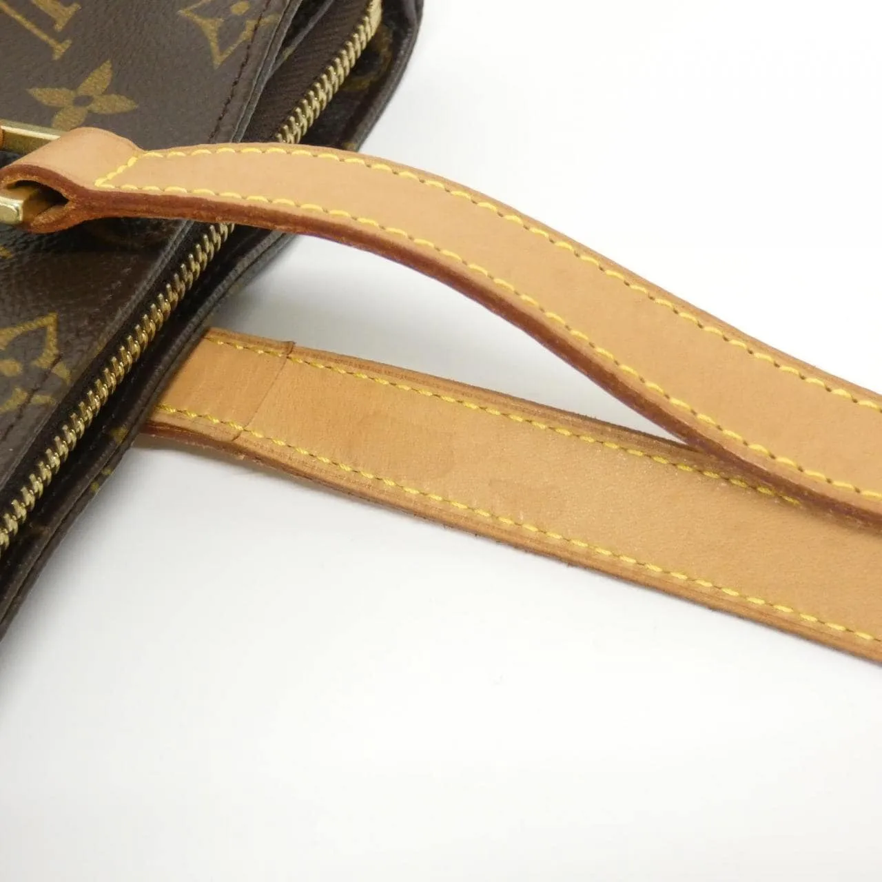 LOUIS VUITTON Caba Piano M51148 Handbag Monogram 黑色 Monogram 中古品A - 縮圖 6