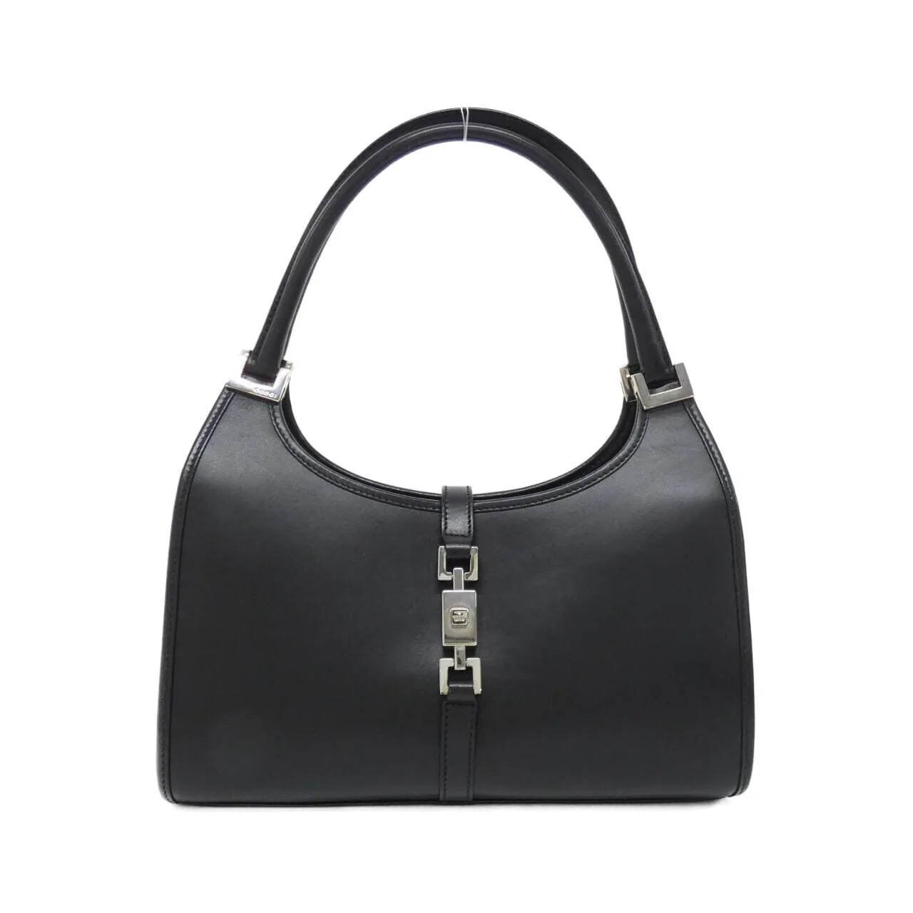 GUCCI 002 1068 Shoulder Leather Black