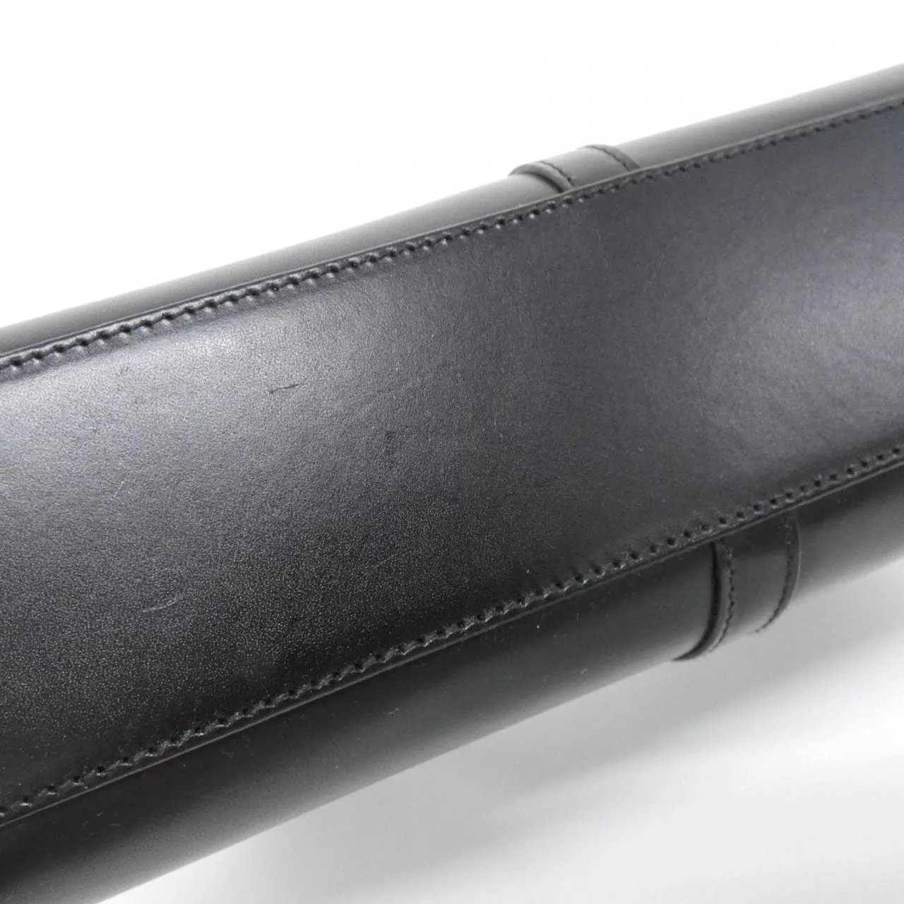 GUCCI 002 1068 Shoulder Leather 黑色 皮革 中古品B - 縮圖 3